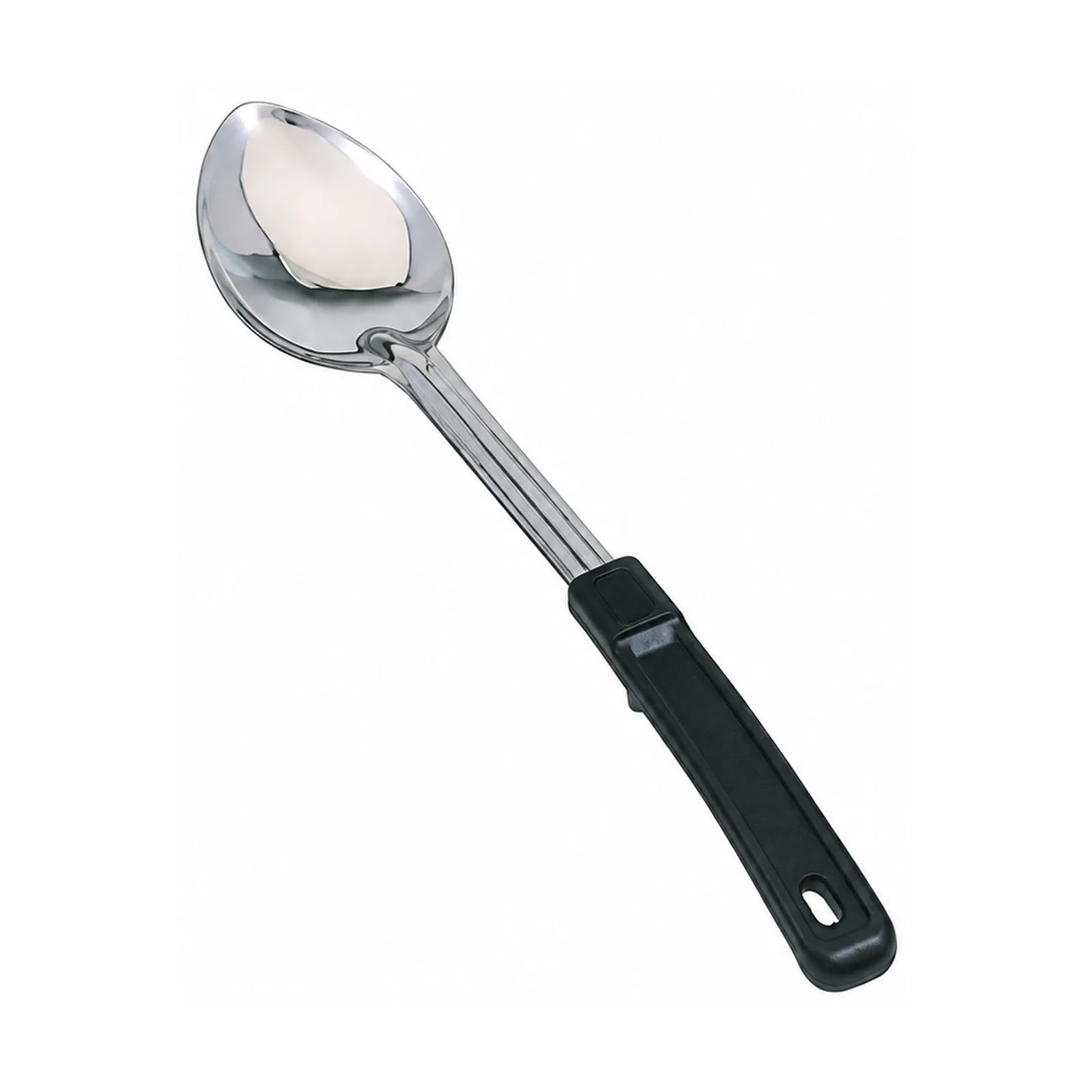 13″ Stainless Steel Solid Basting Spoon with Stop-Hook Handle