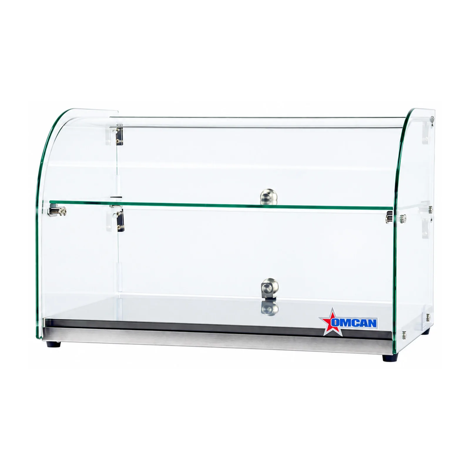 22″ Countertop Food Display Case with Curved Front Glass and 45 L capacity