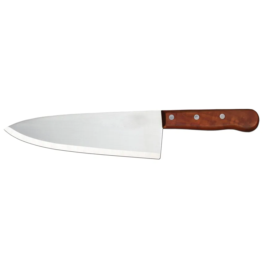 10″ Medium Cook Knife with Wooden Handle