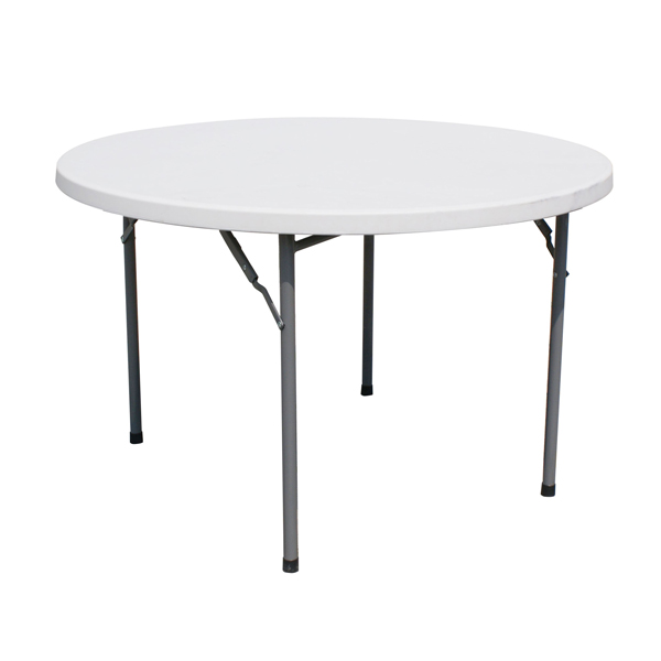 47-inch Solid Round Folding Table