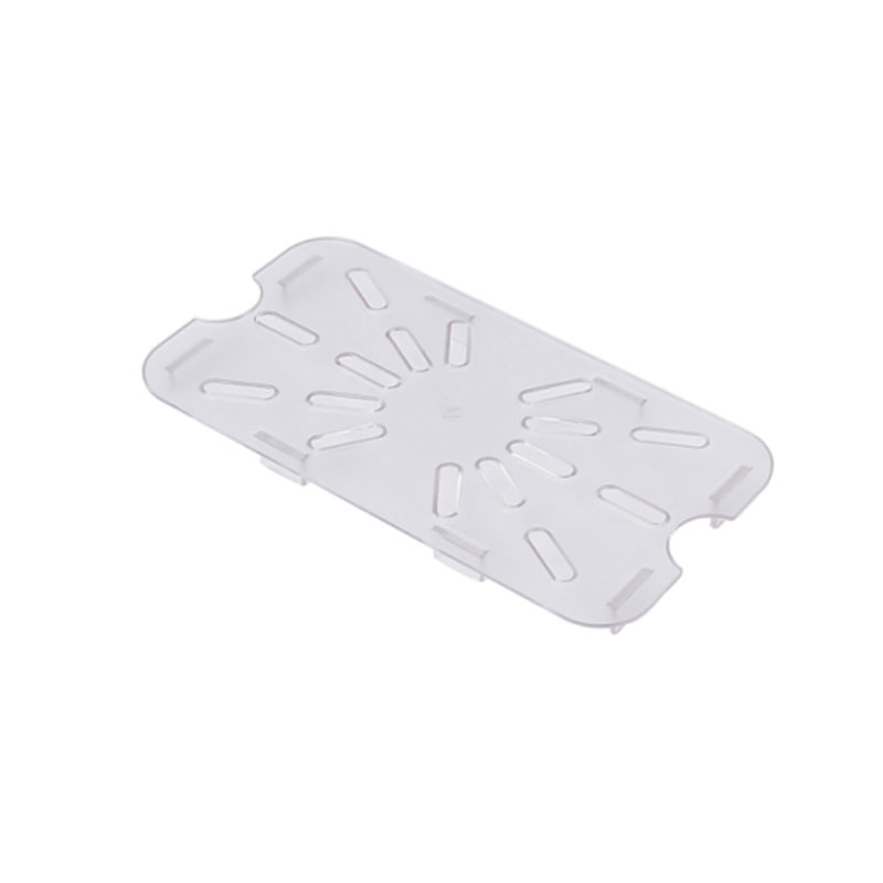 Half-size Clear Polycarbonate Drain Shelf for Food Storage Pans