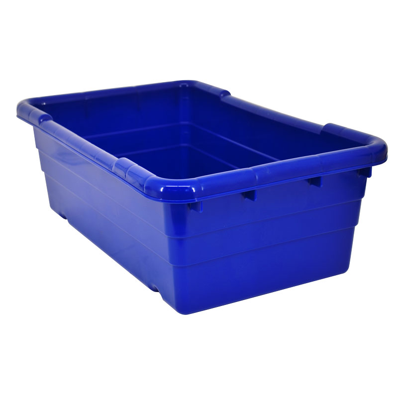 Blue Meat Lug Tote Box