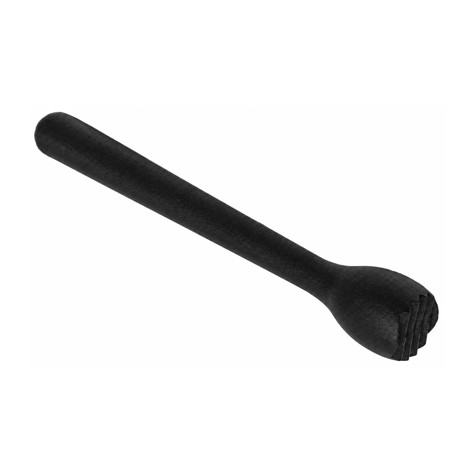 Black Mojito Bar Muddler with Ridged Head