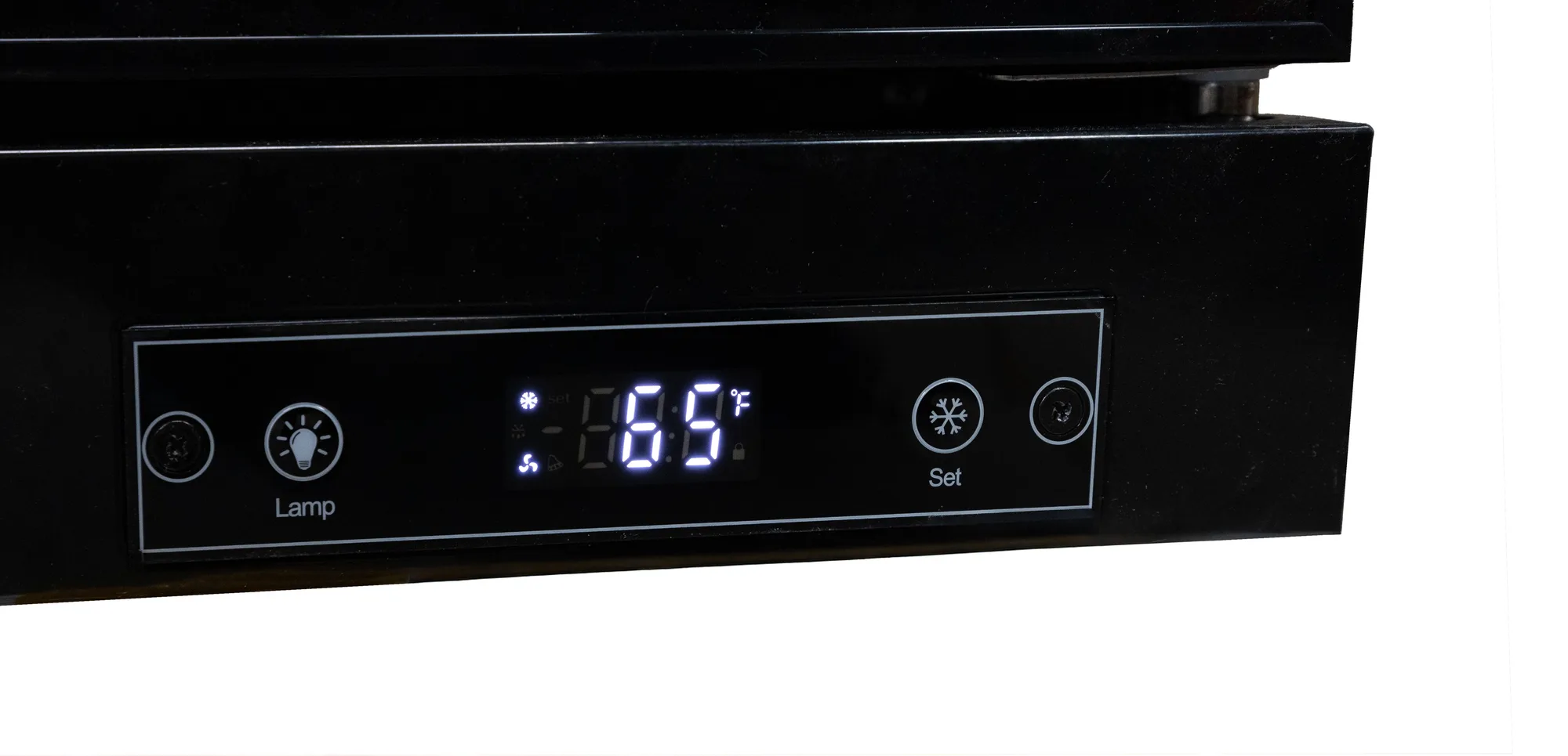 72″ Three (3) Glass Door Display Refrigerator with LED Light, 53 cu. ft. (1500 L), Black