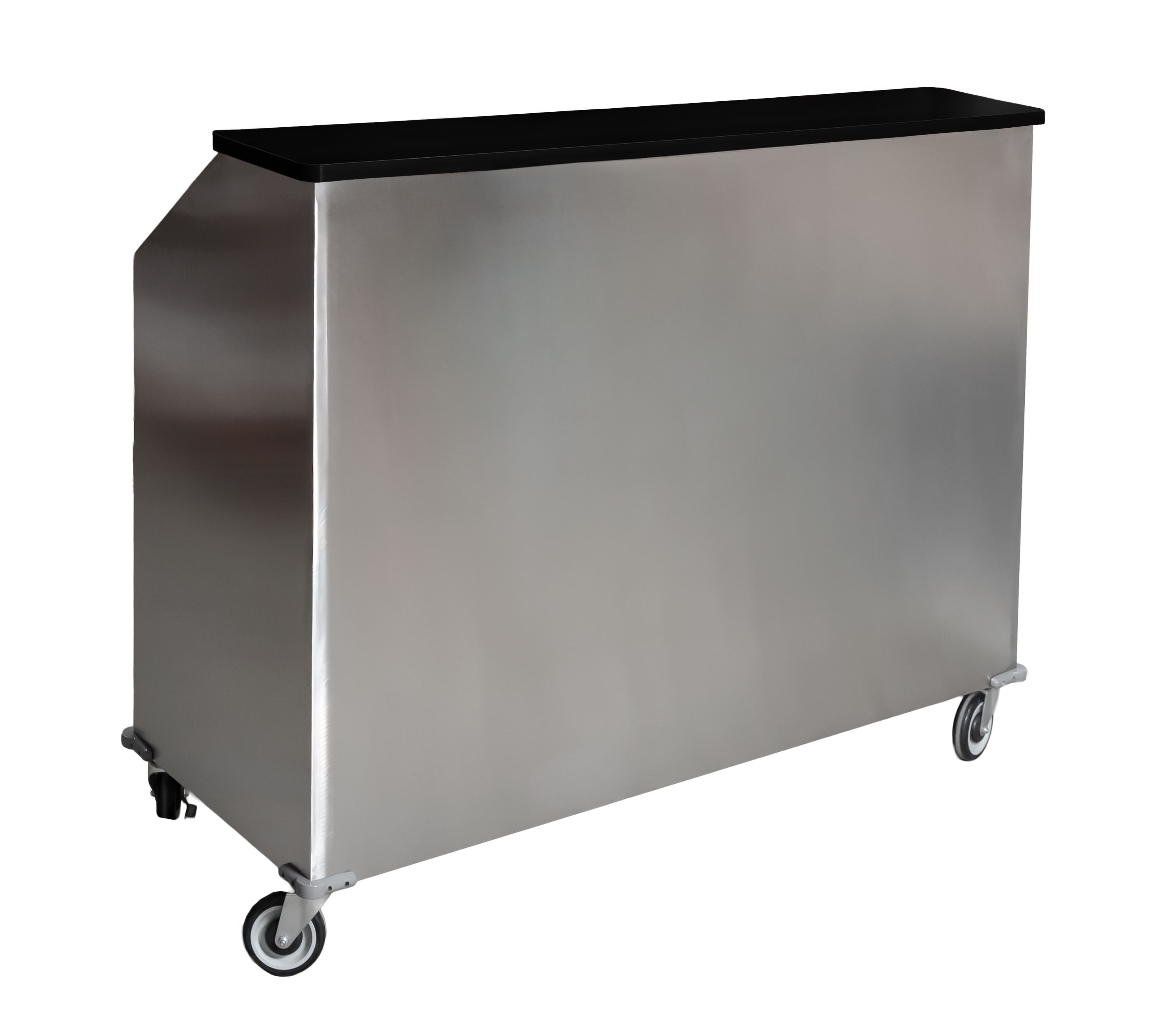 61″ Portable Bar with Hinge Doors, Ice Bin, Shut-off Valve and Speed Rails