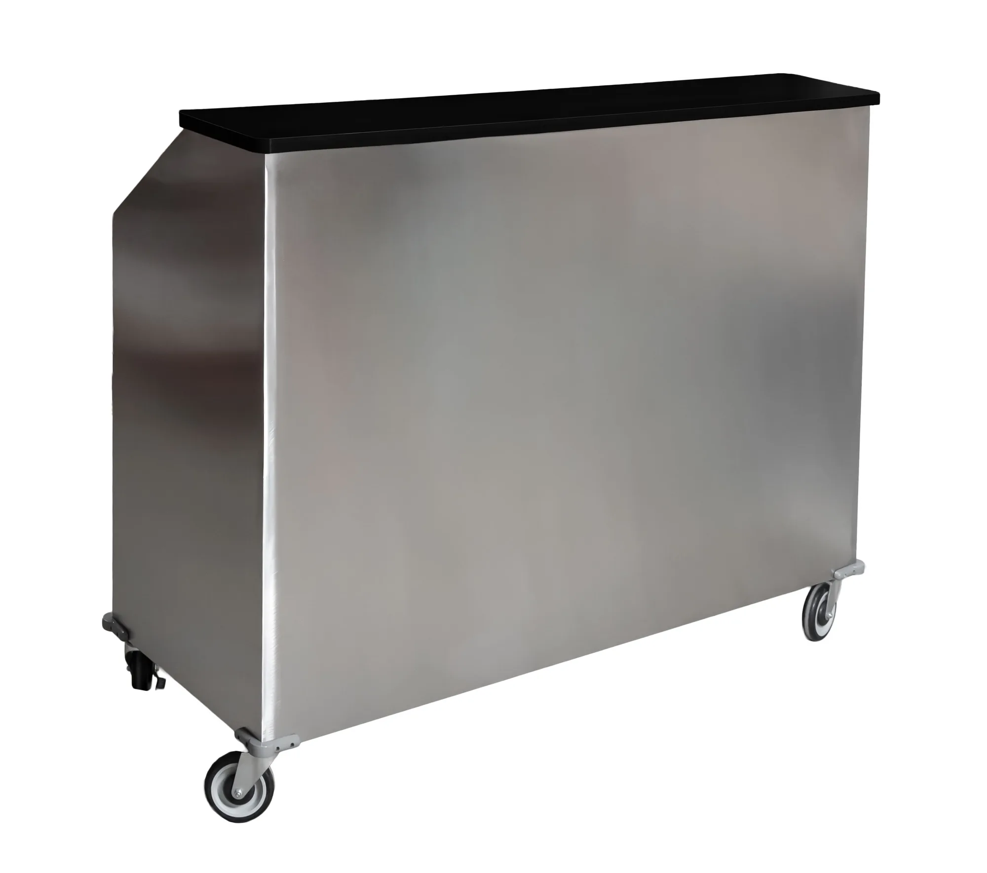 61″ Portable Bar with Hinge Doors, Ice Bin, Shut-off Valve and Speed Rails