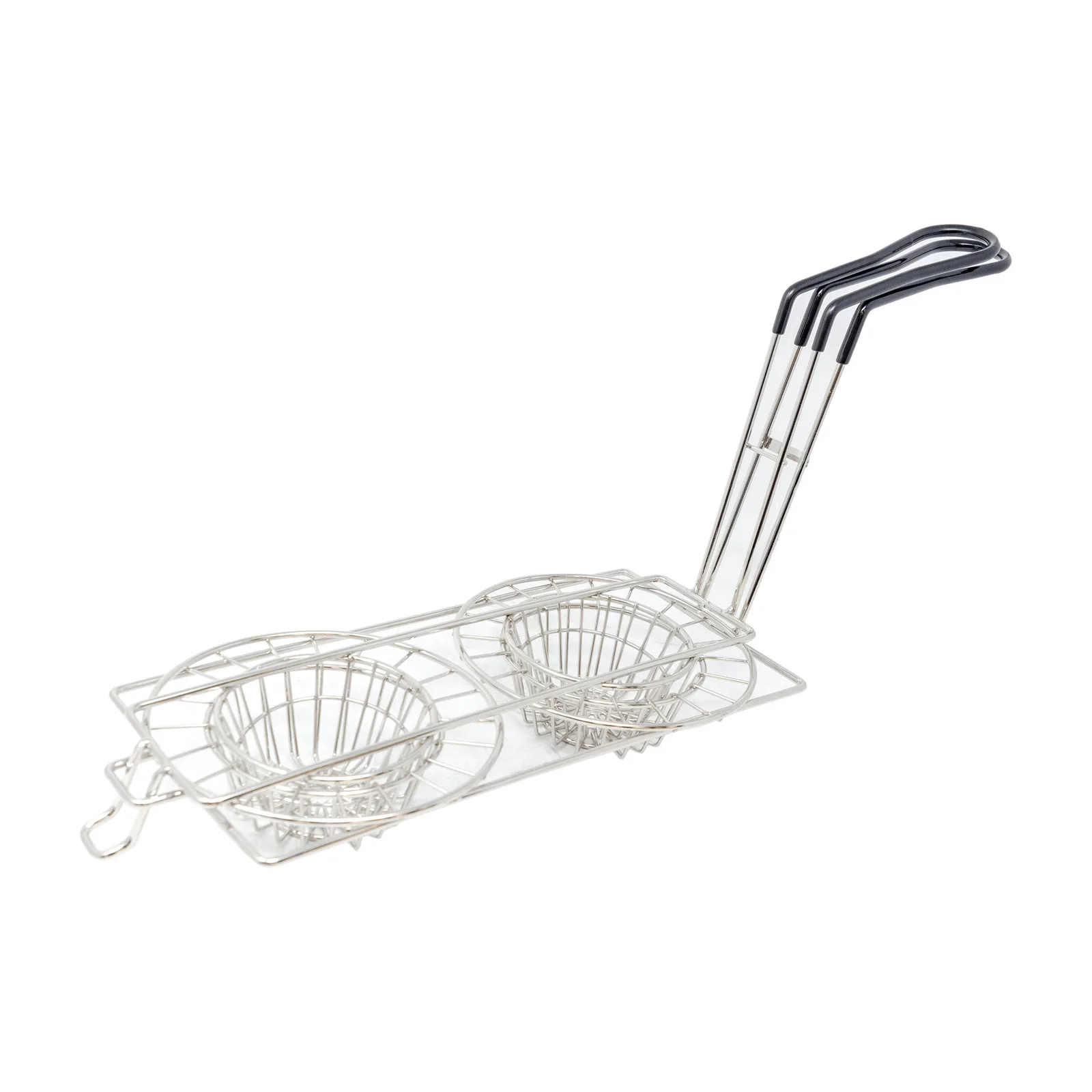8″ Tortilla Double Taco Cup Fry Basket