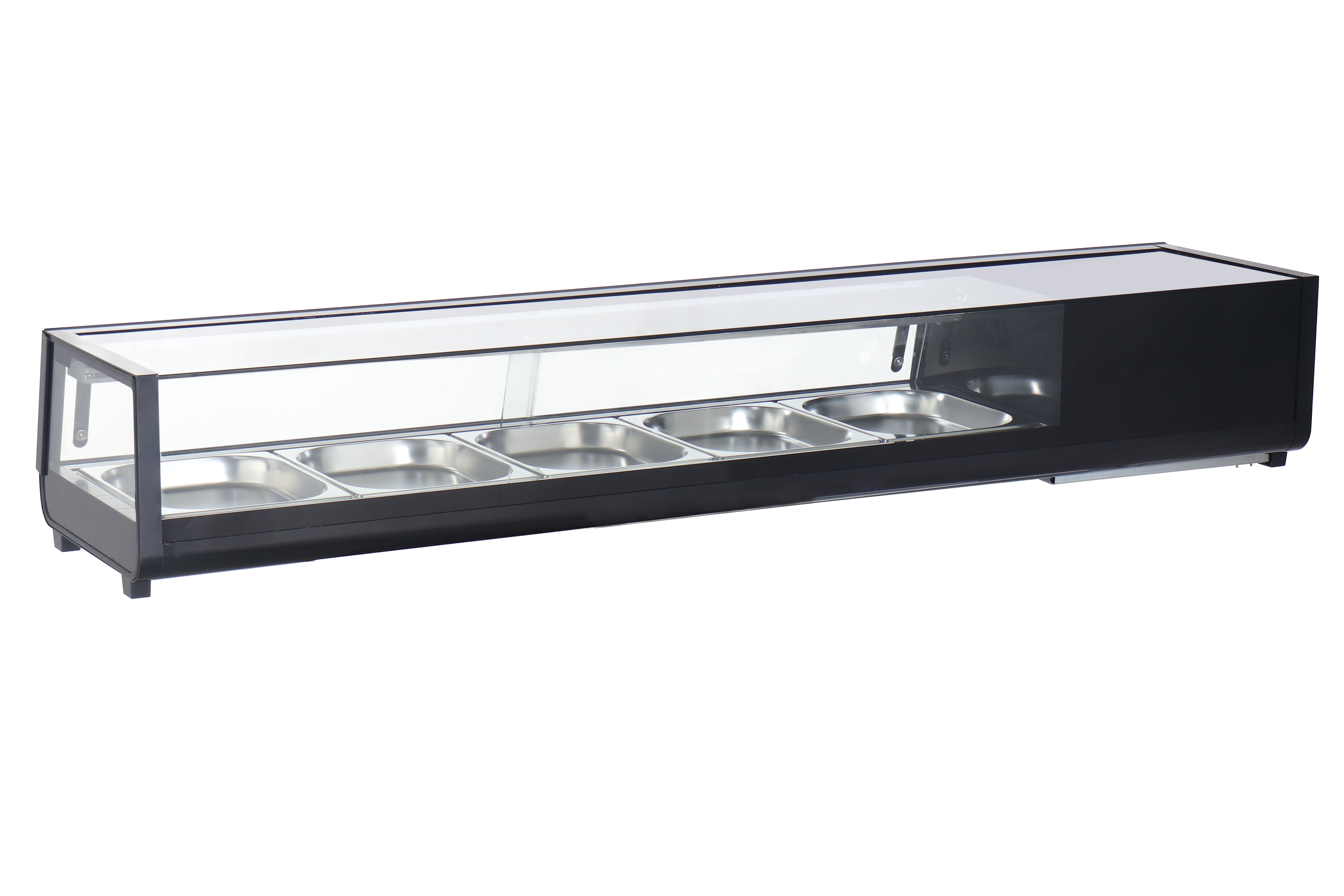 71" Refrigerated Flat Glass Sushi Display Case