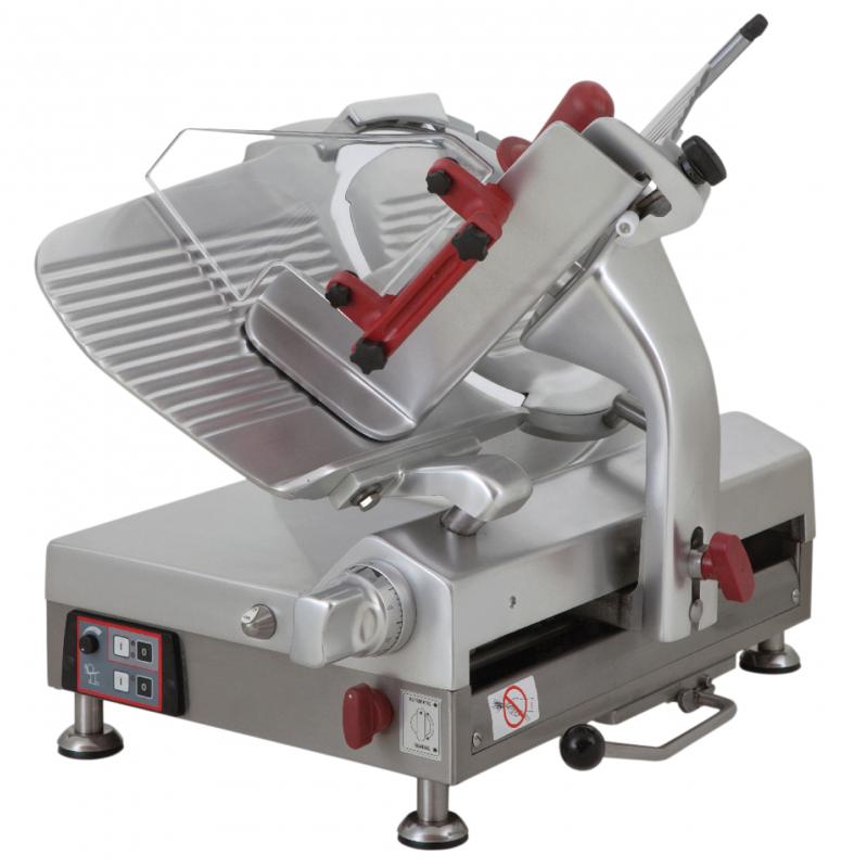 Omas 13″ Blade Gear-Driven Automatic Slicer with Plexiglass Protection | Trento – 0.6 HP, 120 V