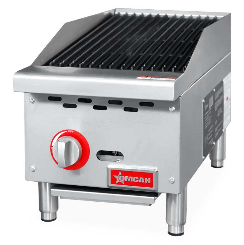 12″ Radiant Gas Charbroiler, 1 burner, 35000 BTU
