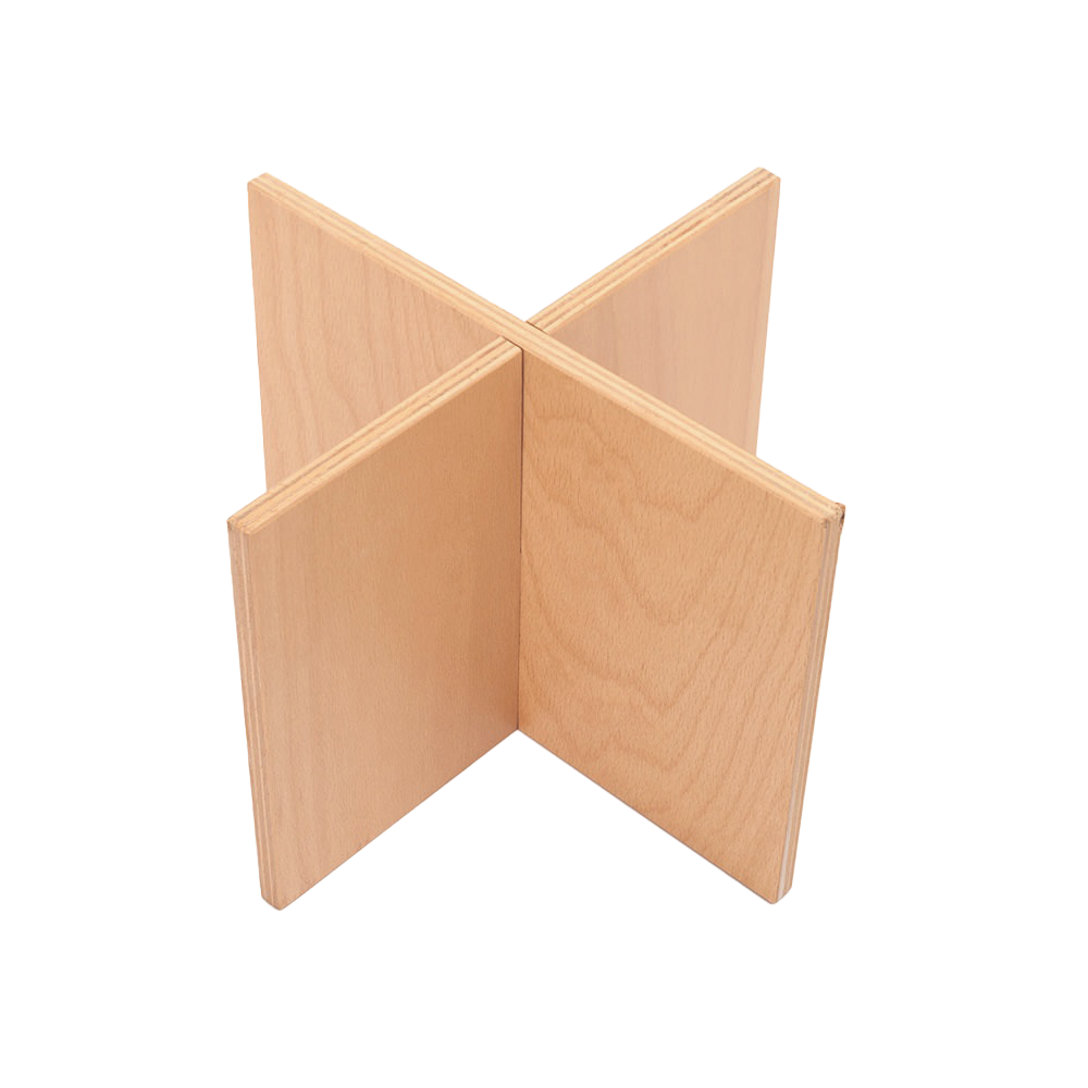 11” x 11” x 7.9” Beech Removable Support for Serving Boards