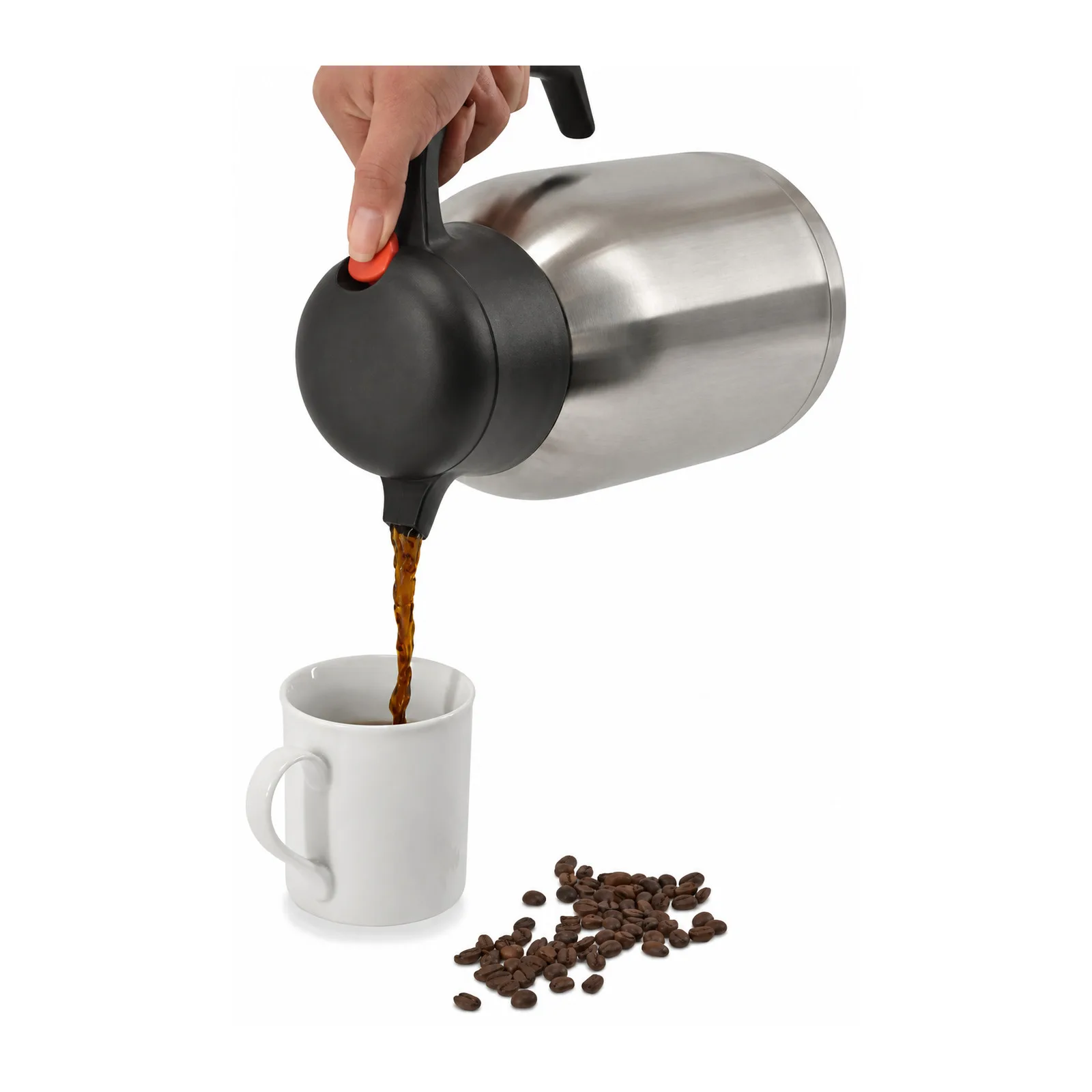 68 oz (2 L) Double-Wall Insulated Stainless Steel Thermal Coffee Carafe