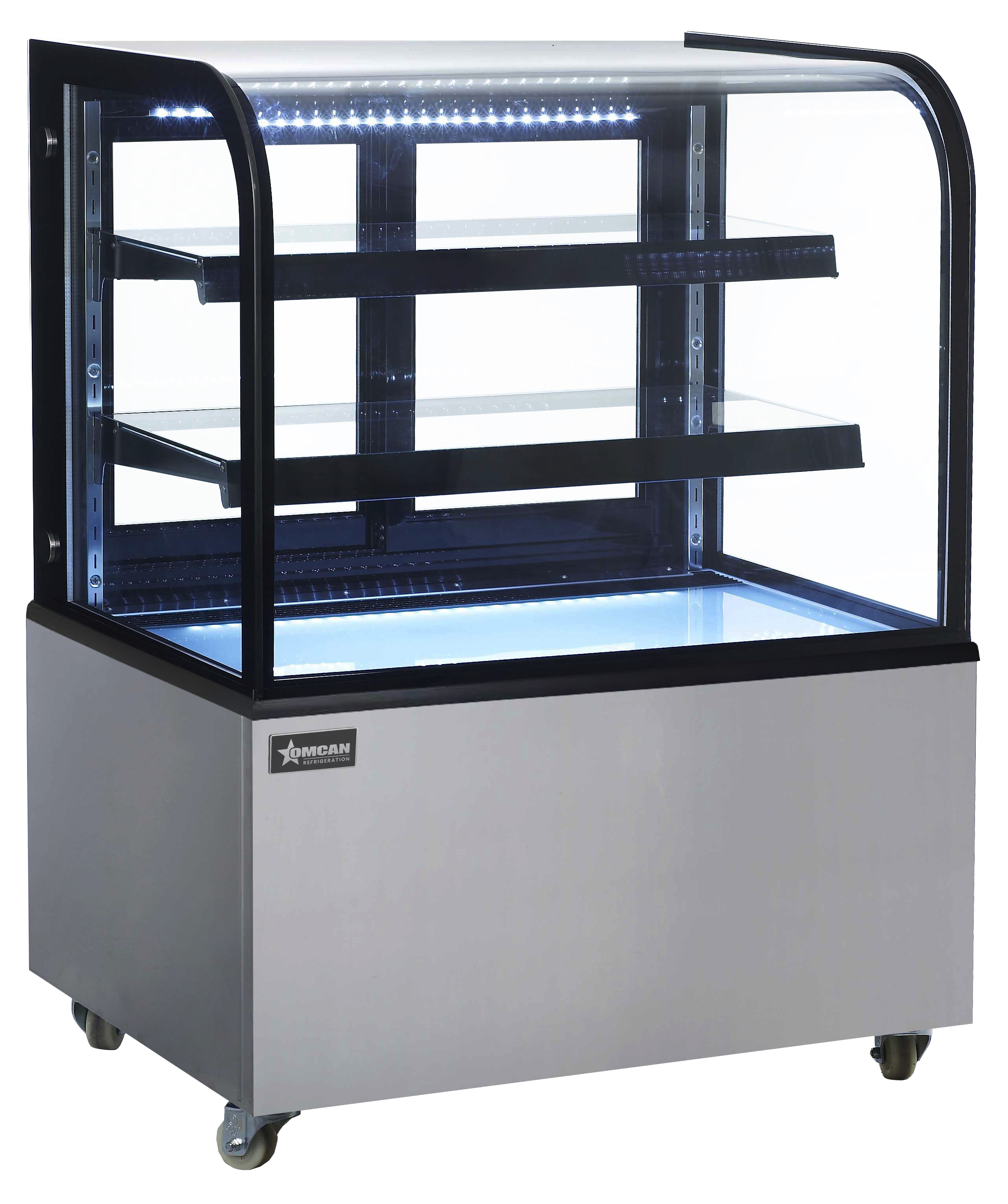 36" Two (2) Shelf Non-Refrigerated Dry Bakery Display Case, 10.4 cu.ft (295 L)