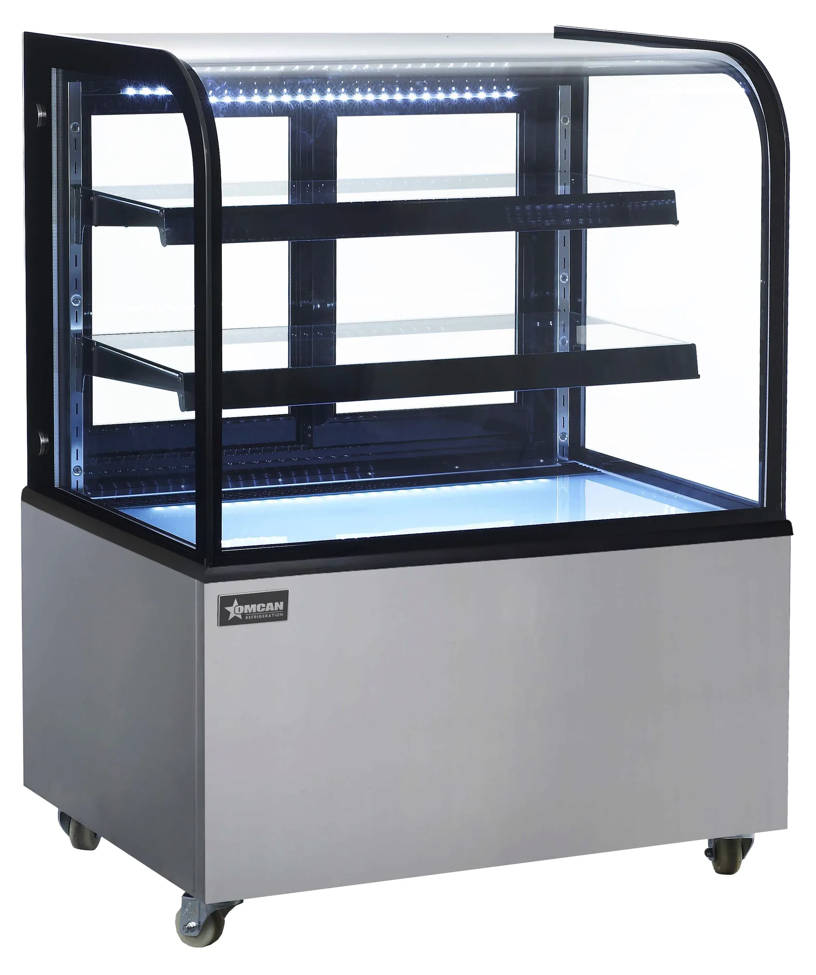 36″ Two (2) Shelf Non-Refrigerated Dry Bakery Display Case, 10.4 cu. ft. (295 L)
