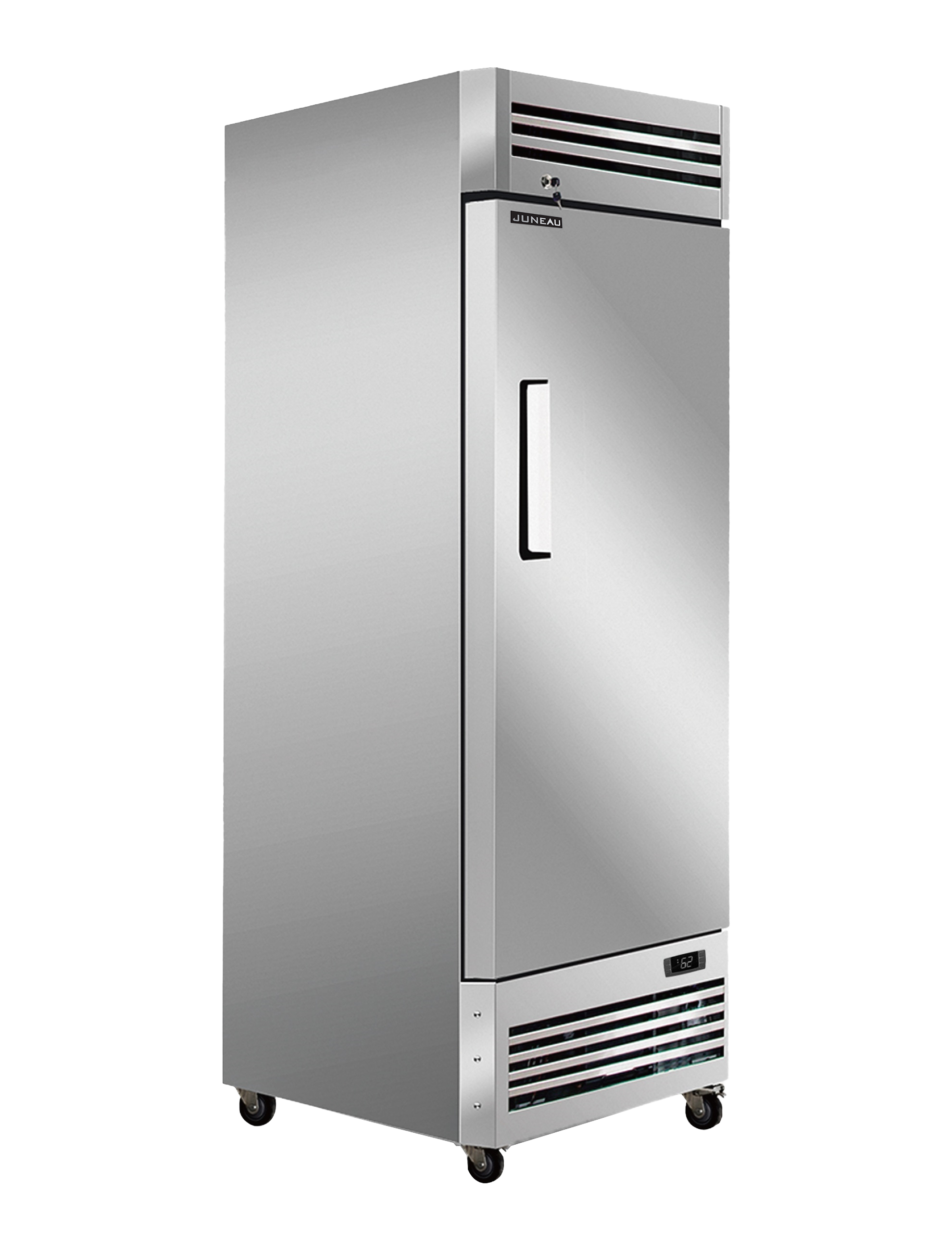 Juneau 27″ Reach-in Refrigerator Single Door Stainless Steel 18 cu.ft. Capacity, 115 V, 410 W