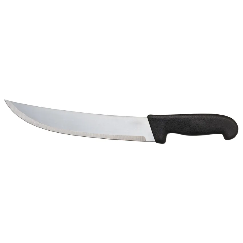 10″ Steak Knife with Black Polypropylene Handle