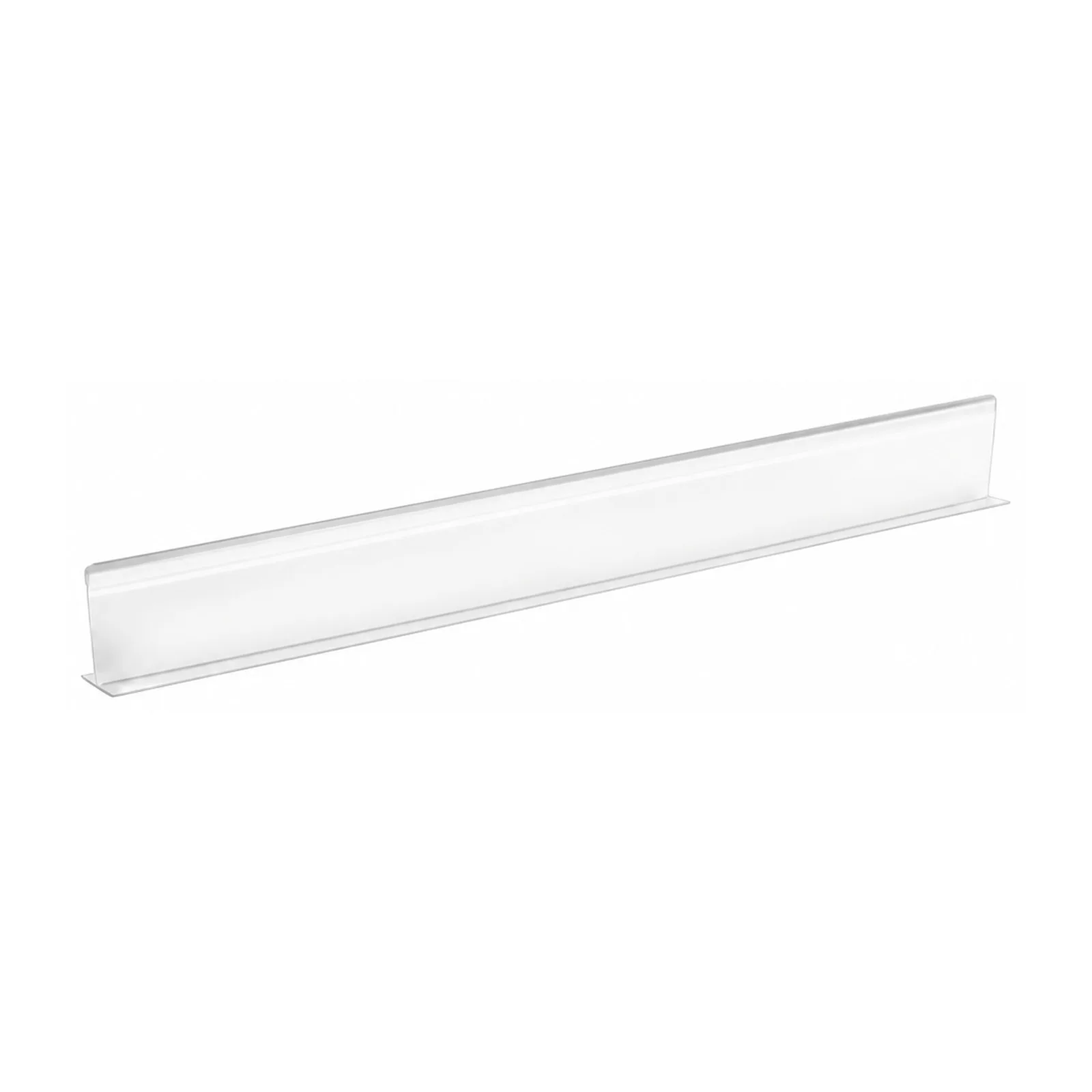3″ x 30″ Clear Divider with Clear Beading