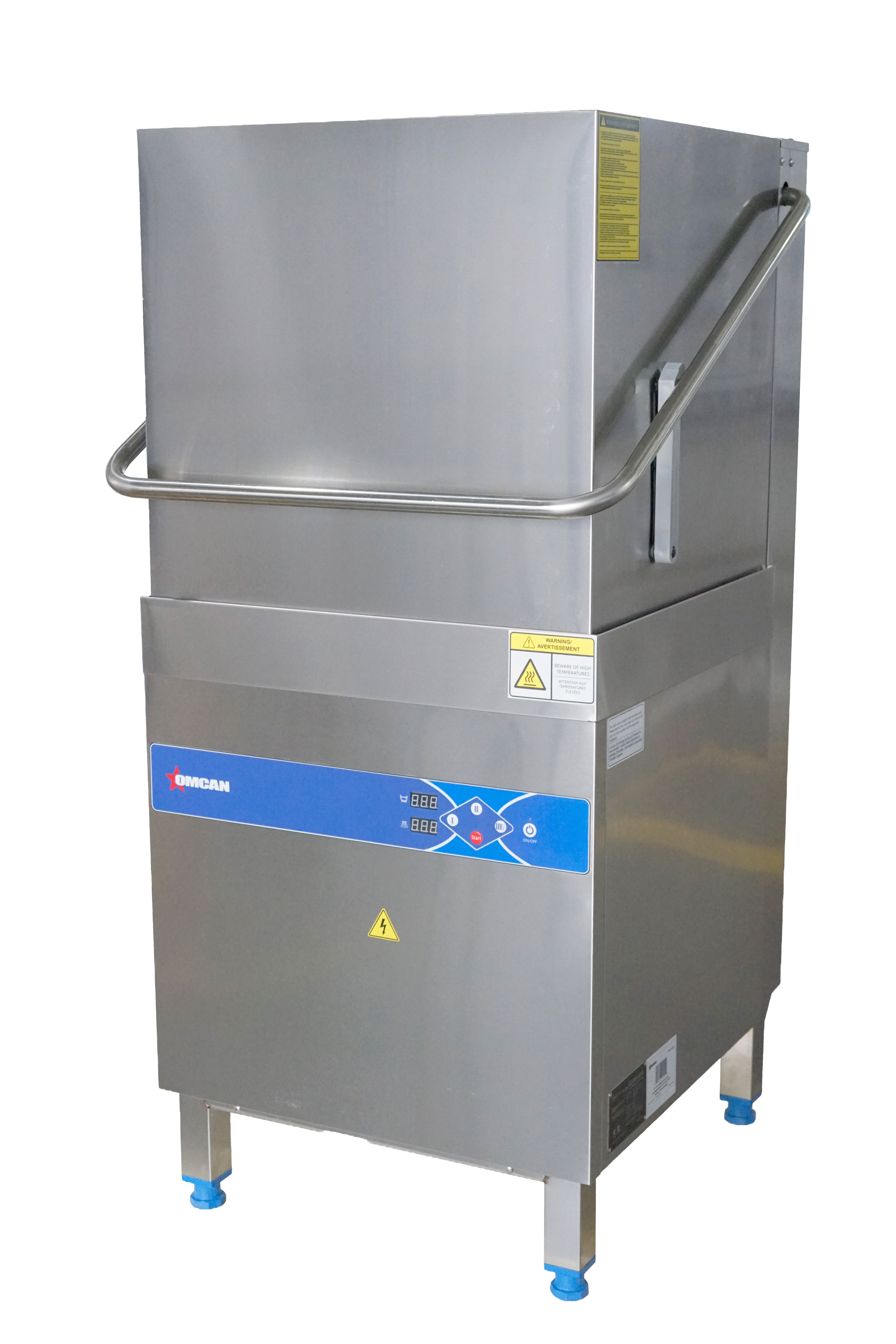 Omcan Essential Series Upright High Temperature Dishwasher with Digital Control