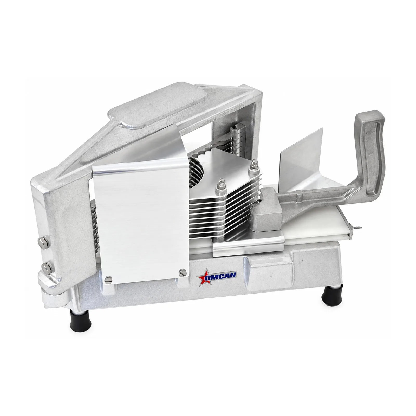 1/4″ Stainless Steel, Cast Aluminum Manual Tomato Slicer