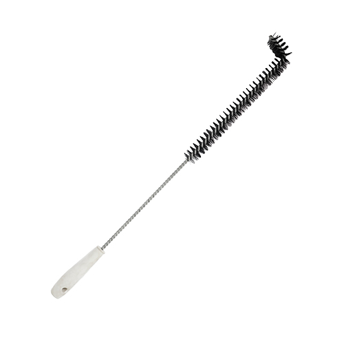 23″ L-Tip Shaped Deep Fryer Brush with 8 1/4″ Brush