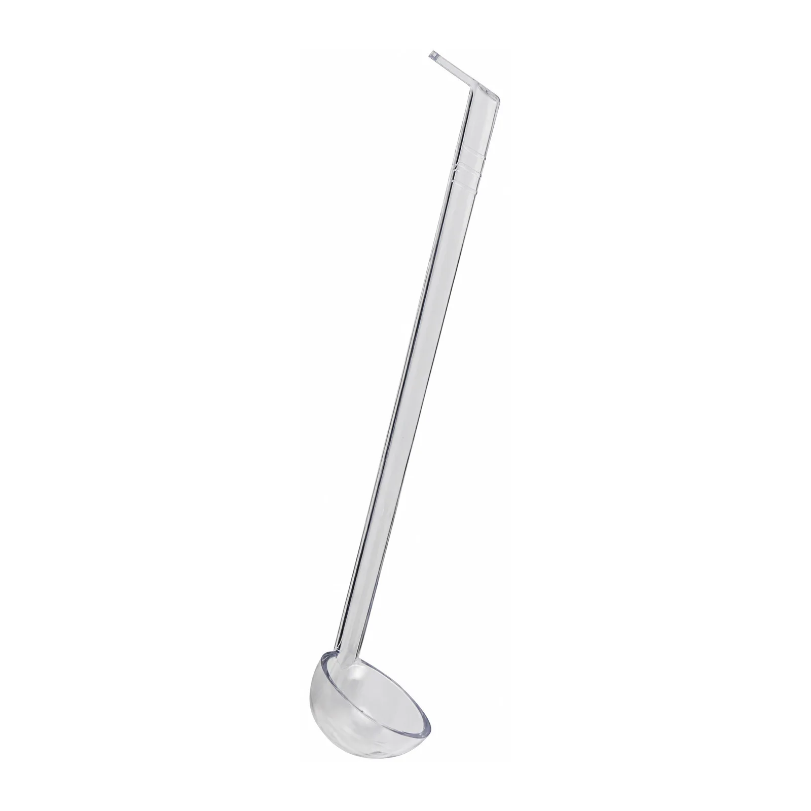 1 oz One-Piece Clear Ladle with 13″ Handle