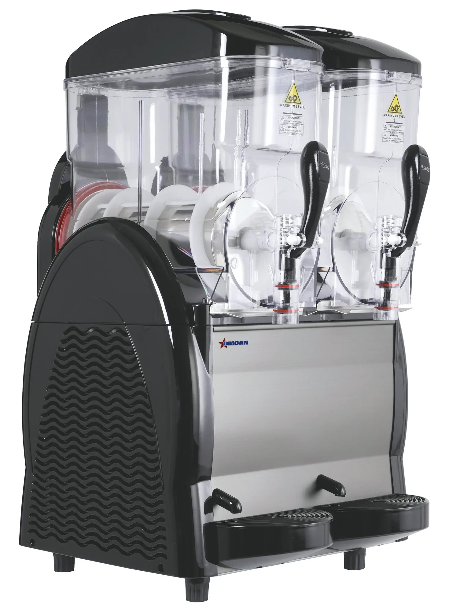 2 x 3 Gallon (2 x 12 L) Double Bowl Slushy Machine / Frozen Beverage Dispenser