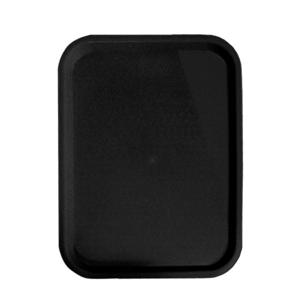 12″ x 16″ Black Fast Food Tray