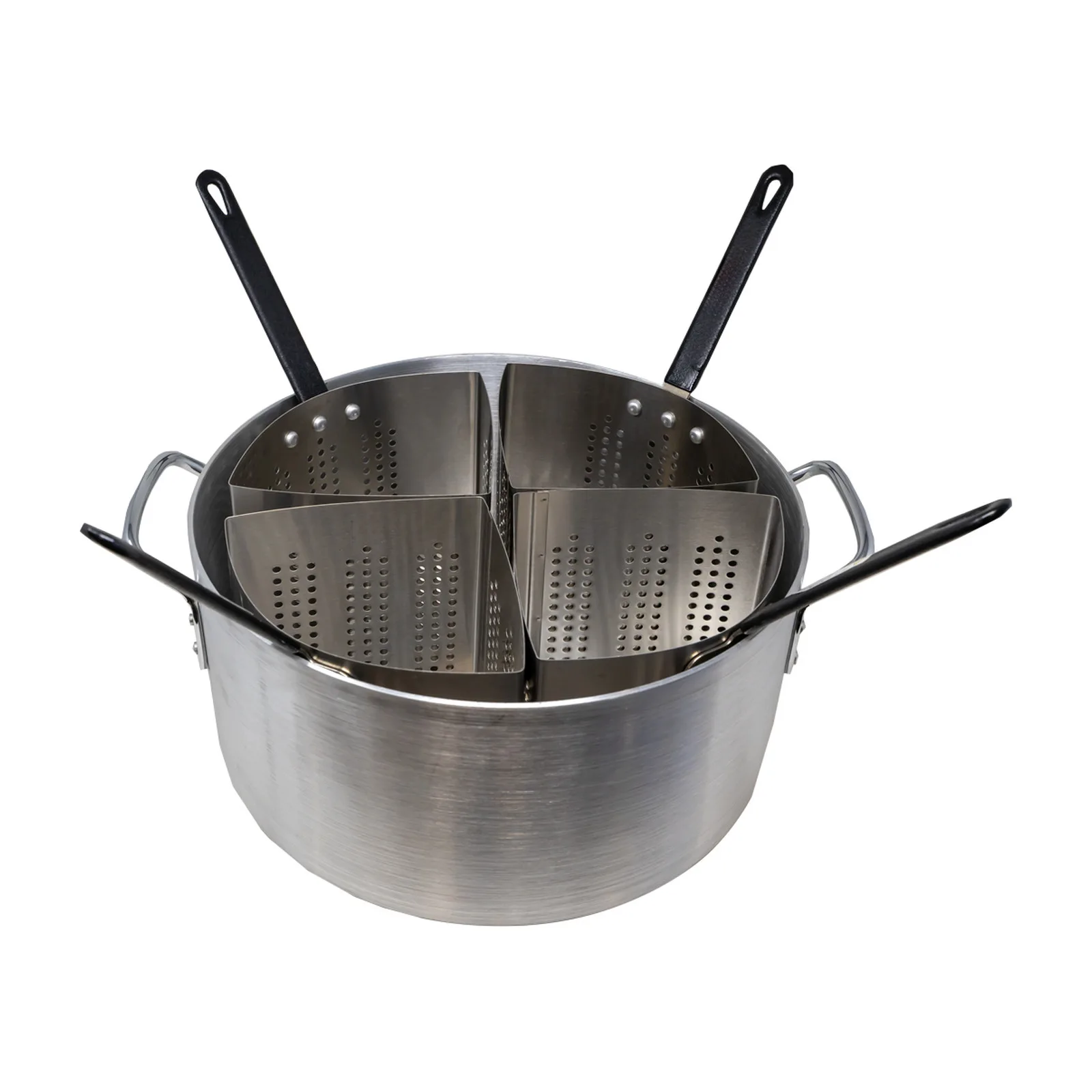 20 qt Aluminum Pasta Cooker Set with 4 Stainless Steel Inserts