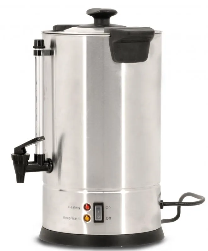 6.3 L / 1.66 Gallon Stainless Steel Coffee Percolator – 43 cups per hour
