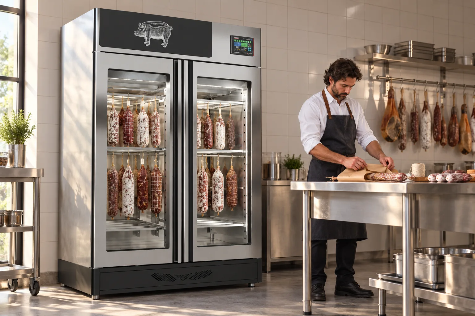 Stagionello® 440 lb (200 kg) Salumi Curing Cabinet 4.0 with ClimaTouch® and Fumotic®