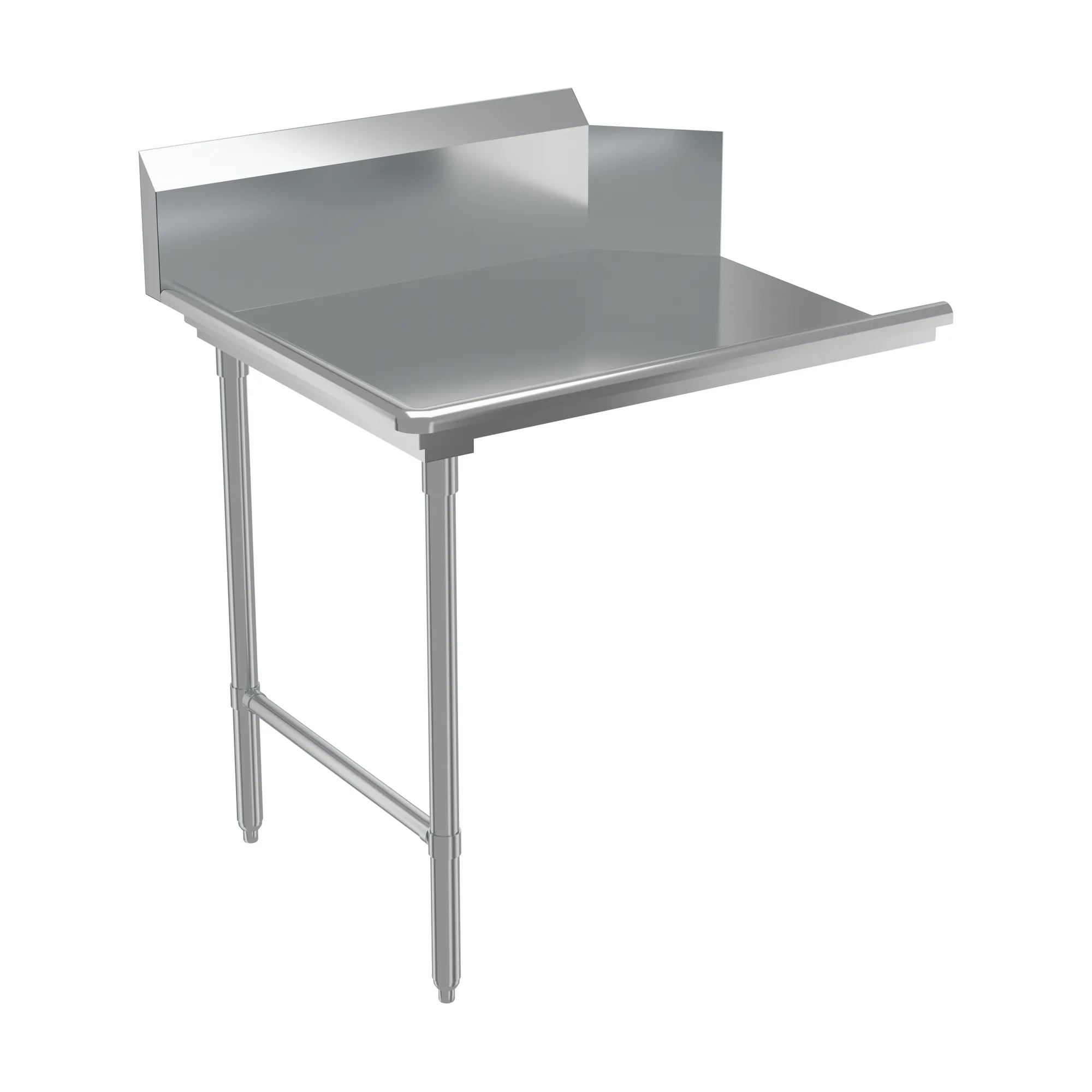 36″ 18 Gauge 304 Stainless Steel Clean Dish Table – Left Side