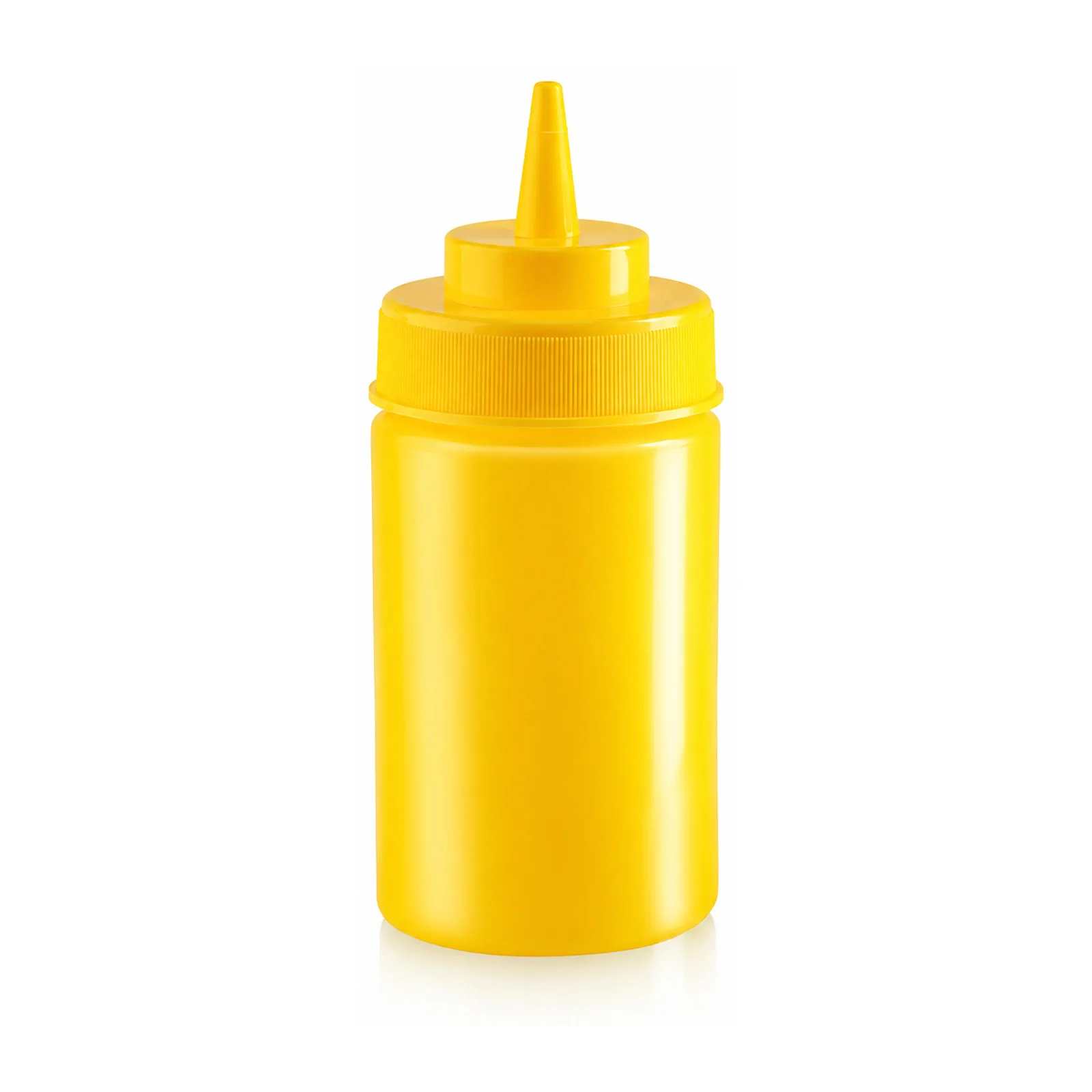 12 oz Condiment Squeeze Bottle, 6 pcs/Pack, BPA Free – Yellow