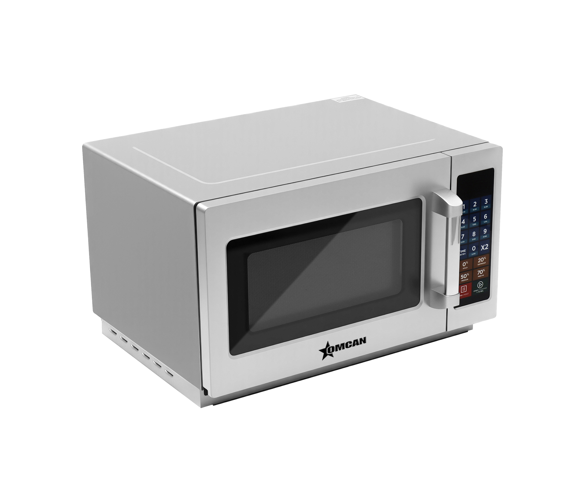Commercial Microwave with 1.2 cu. ft. Interior and Push Button Controls - 1,500 W, 120 V/60 Hz/1 Ph