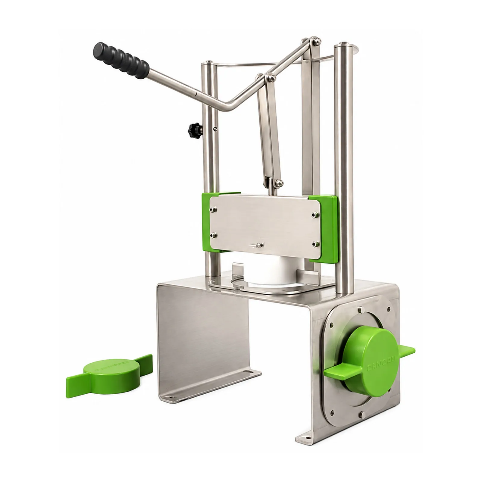 Tabletop Pineapple Corer and Peeler Machine with Stainless Steel 89 mm and 95 mm Blades