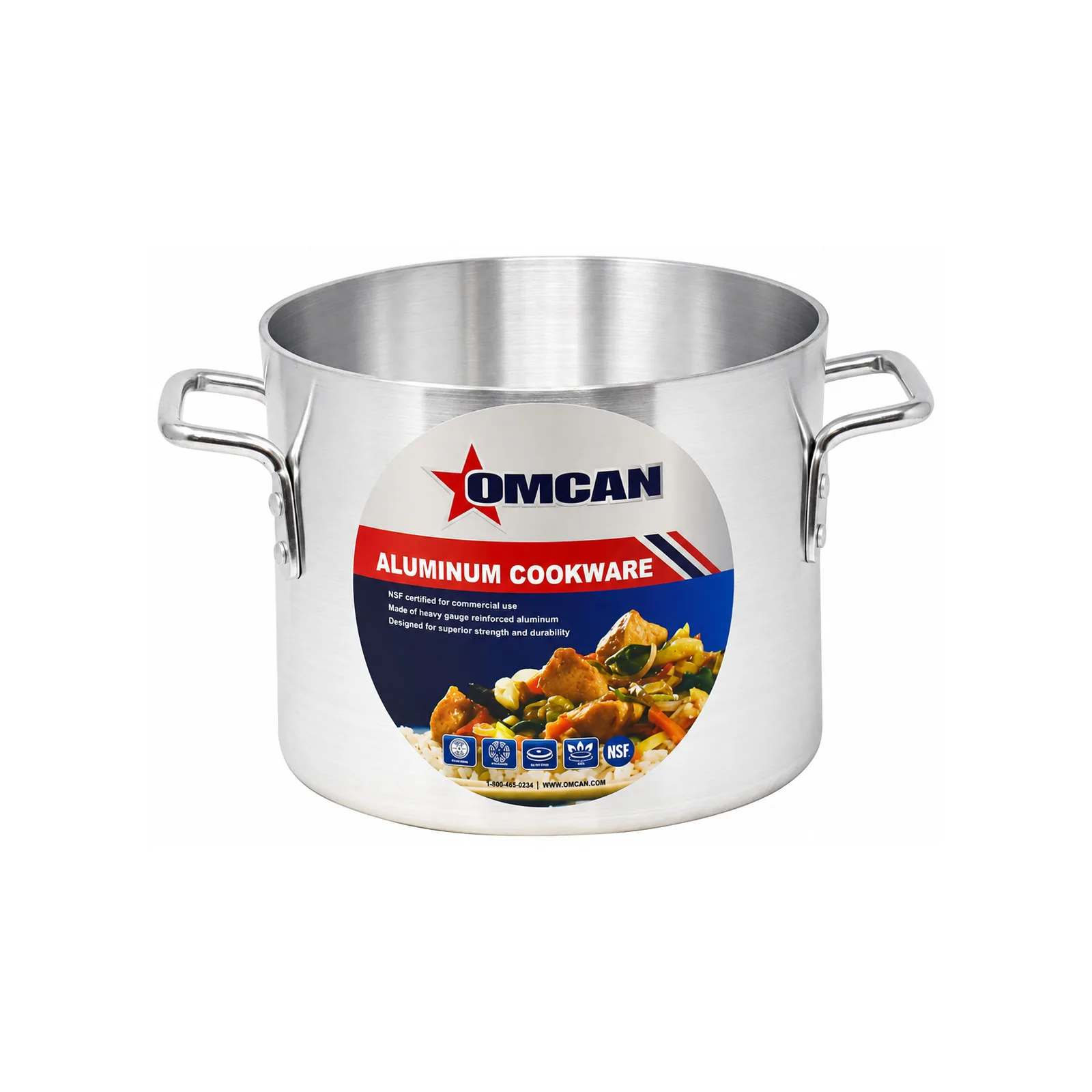 8 qt Aluminum Stock Pot