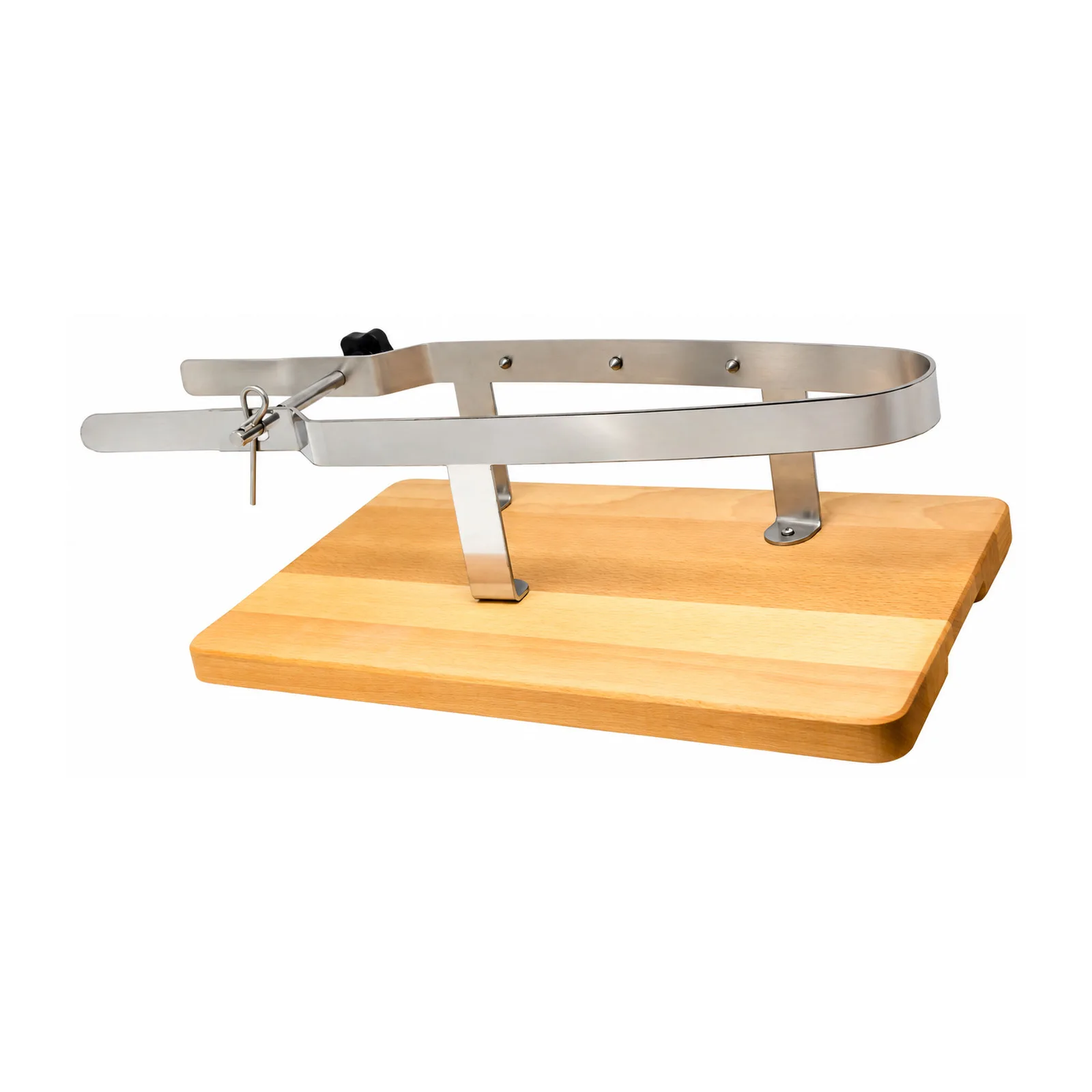 Prosciutto Holders with Wooden Base