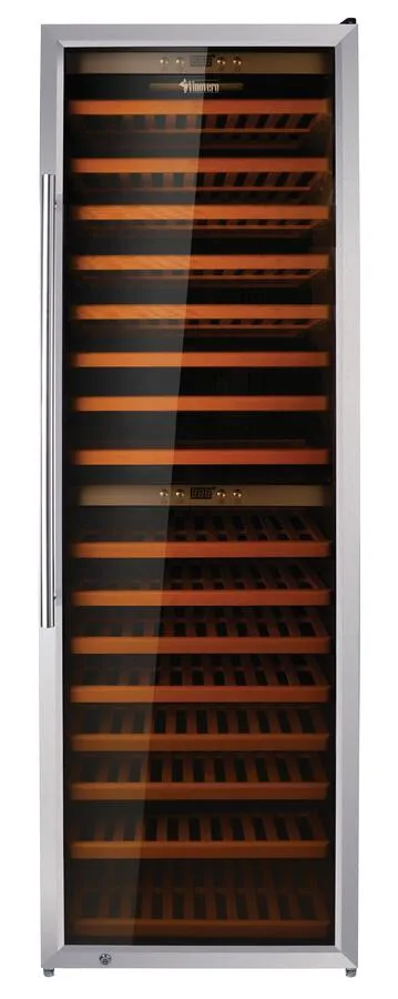 Vinovero 24″ Dual Zone Wine Cooler with 180 Bottle Capacity and Stainless Steel Door