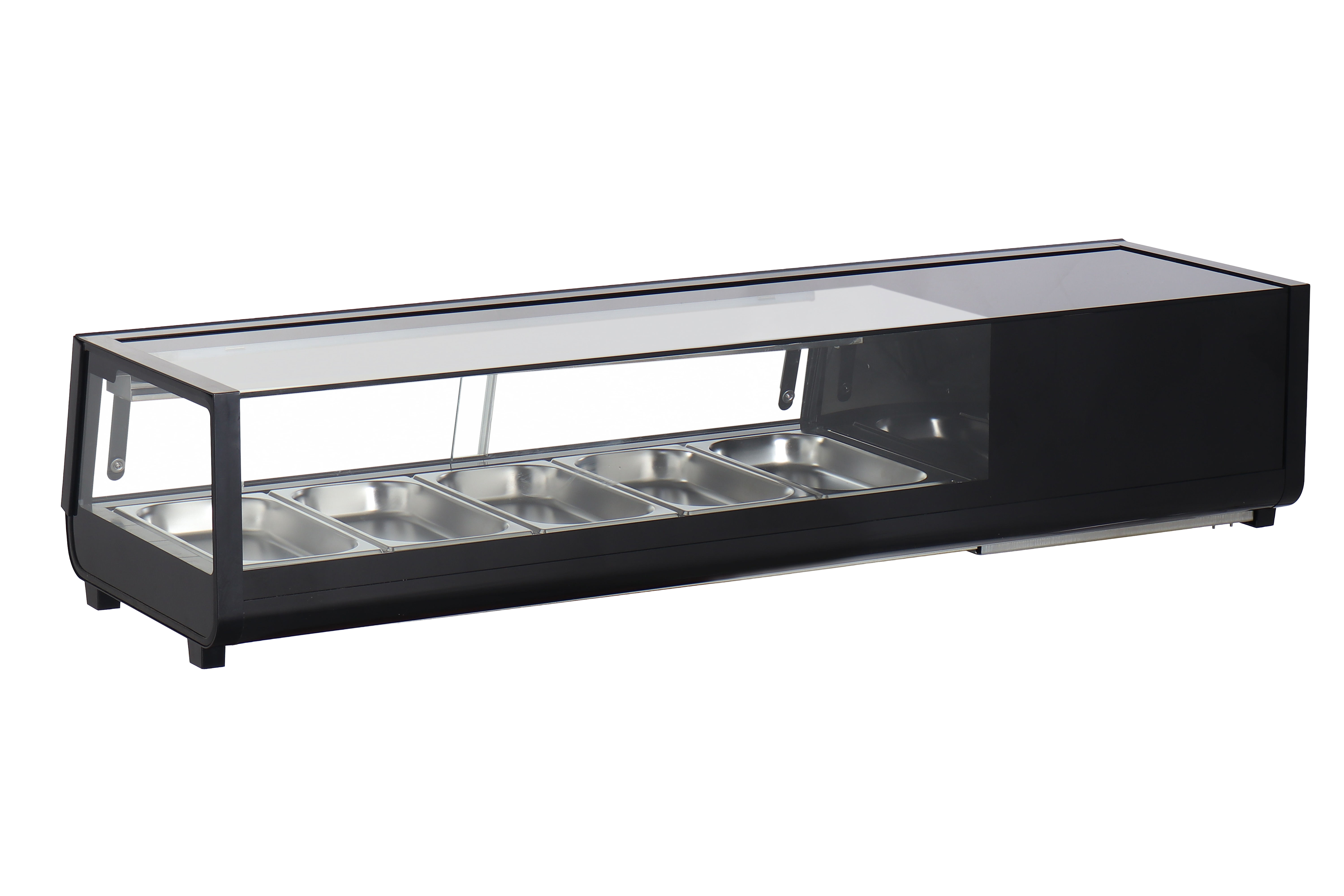 54" Refrigerated Flat Glass Sushi Display Case