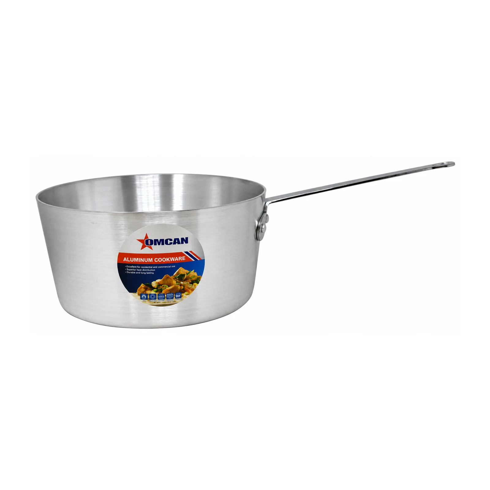 8.5 qt Aluminum Sauce Pan 3 mm Thick, NSF (with Complimentary Lid – Limited Time Offer)