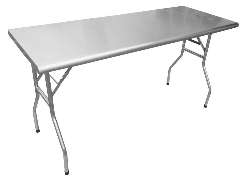 24″ x 60″ Stainless Steel Folding Table