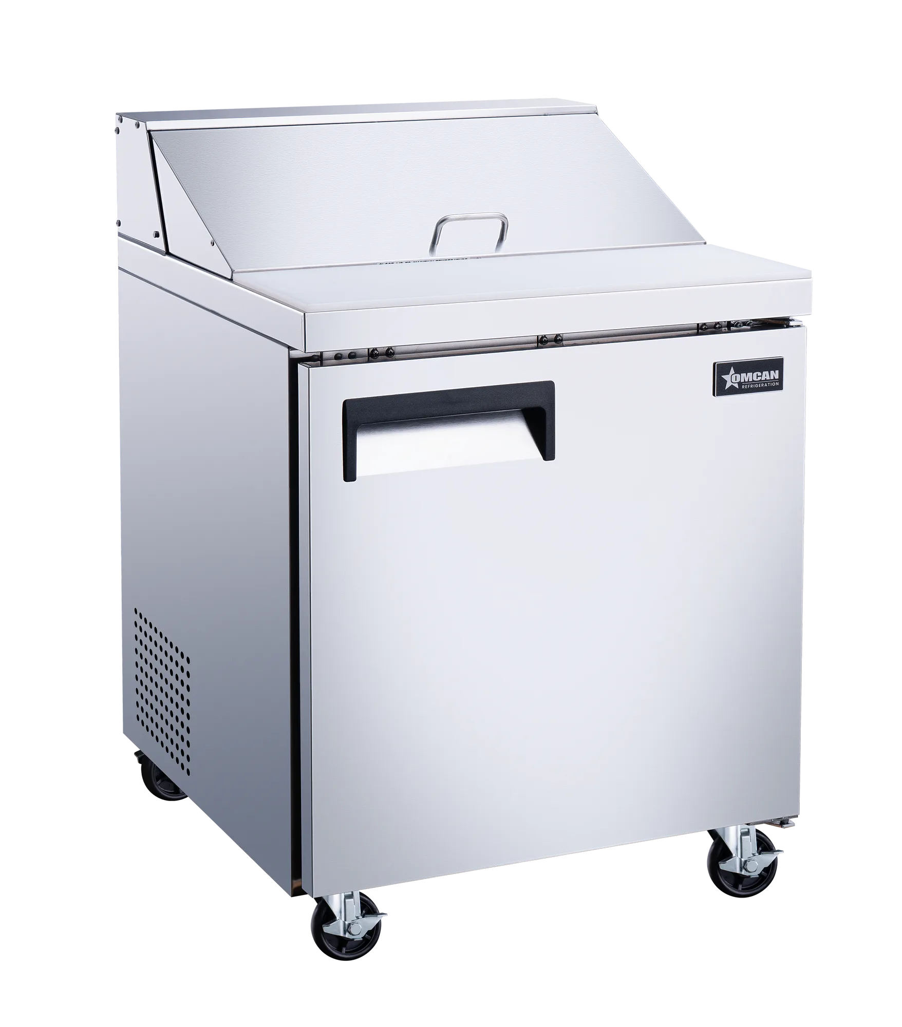 28″ One (1) Door Refrigerated Prep Table, 5.7 cu. ft. (161 L), Stainless Steel, Right Hand Opening