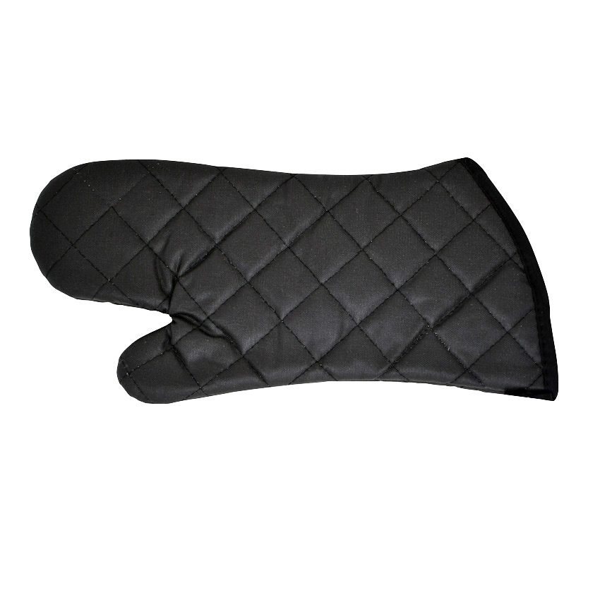 15-inch Flame Retardant Oven Mitt – Charcoal Black