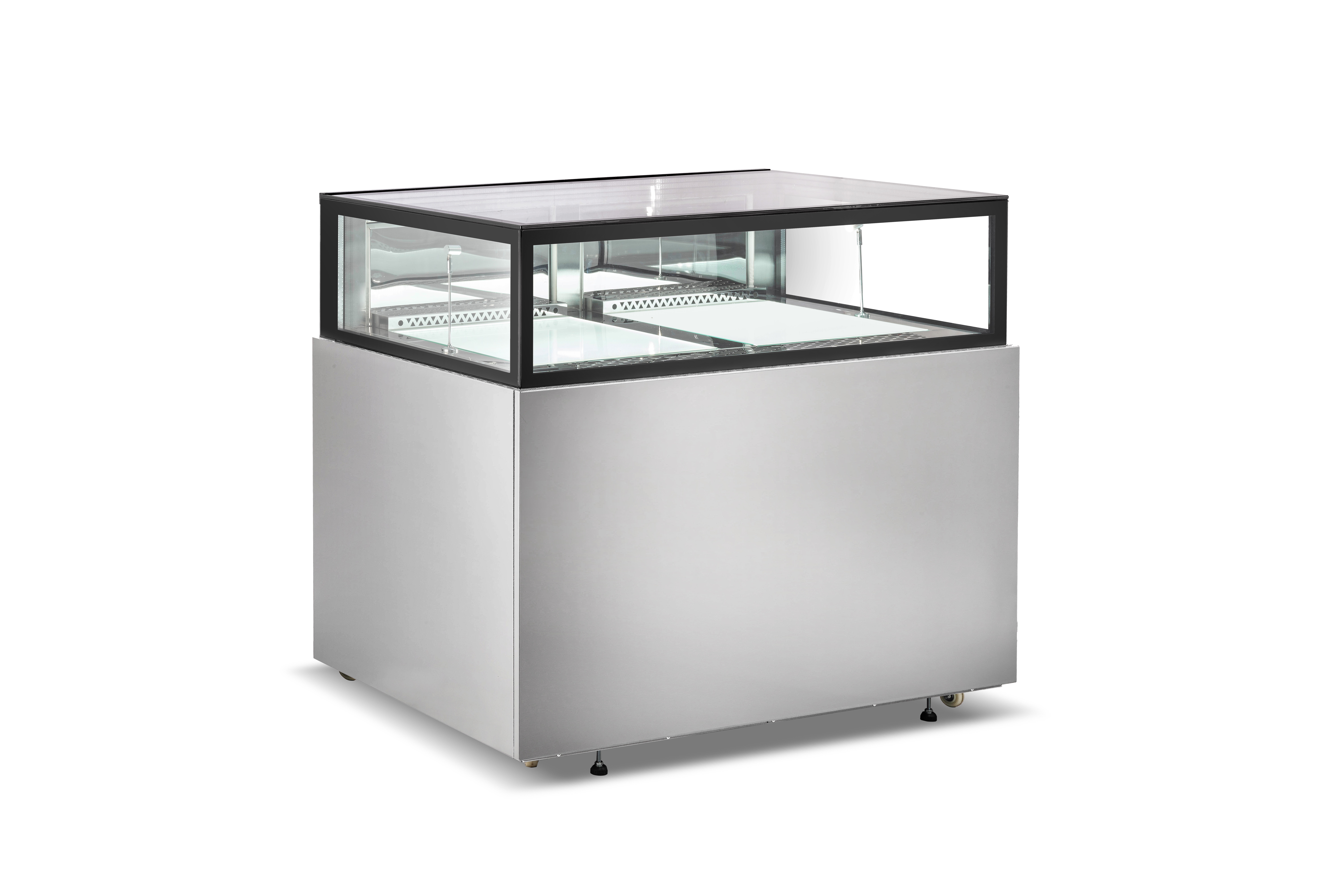48” x 32” Flat Top Refrigerated Showcase, 13.2 cu.ft. (373 L), Stainless Steel