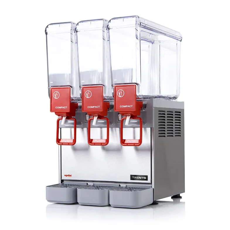 Ugolini Arctic Compact 3 x 2 Gallon (3 x 8 Liter) Triple Bowl Refrigerated Juice Dispenser | Trento
