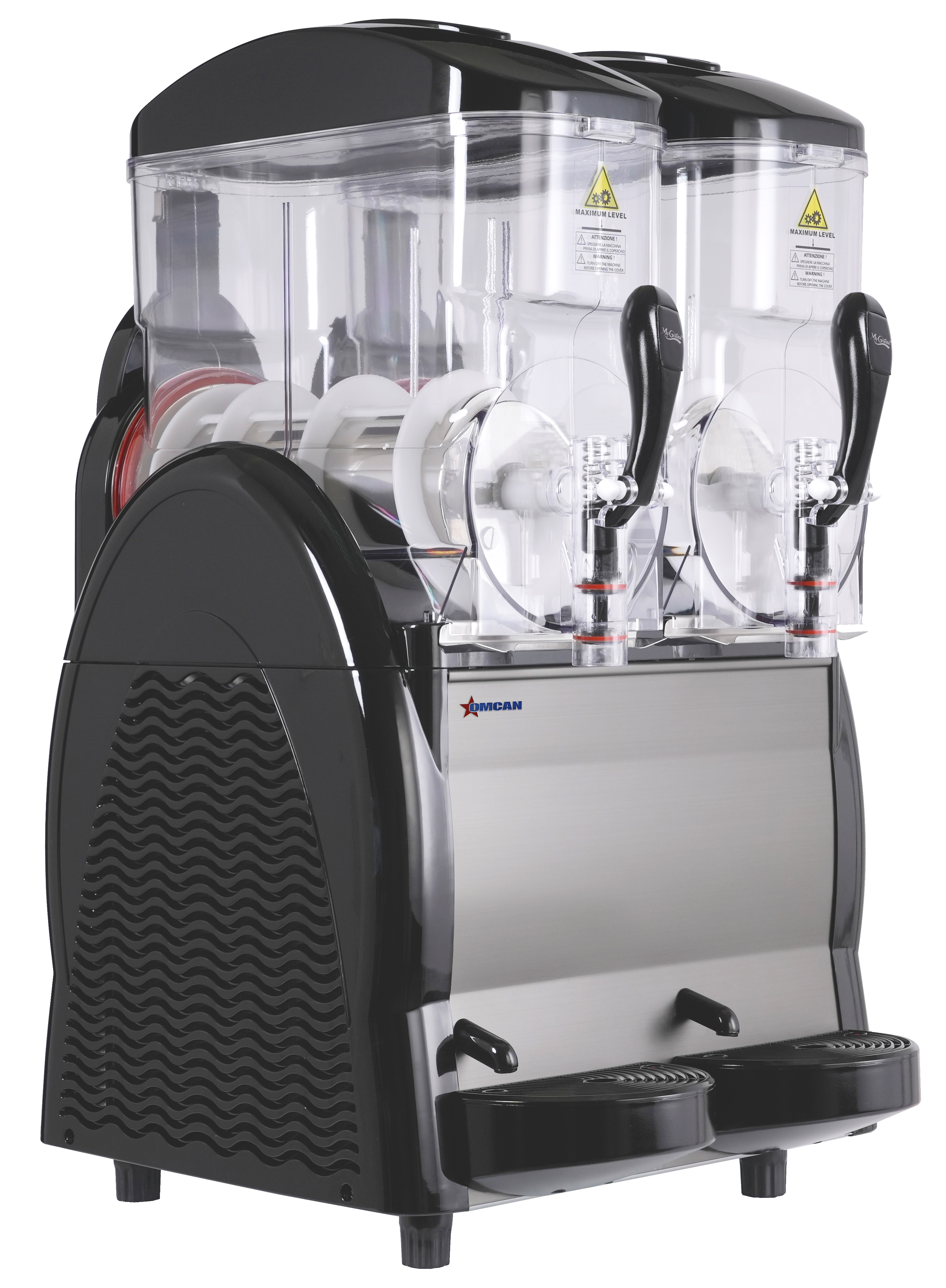 2 x 3 Gallon (2 x 12 Liter) Double Bowl Slushy Machine / Frozen Beverage Dispenser