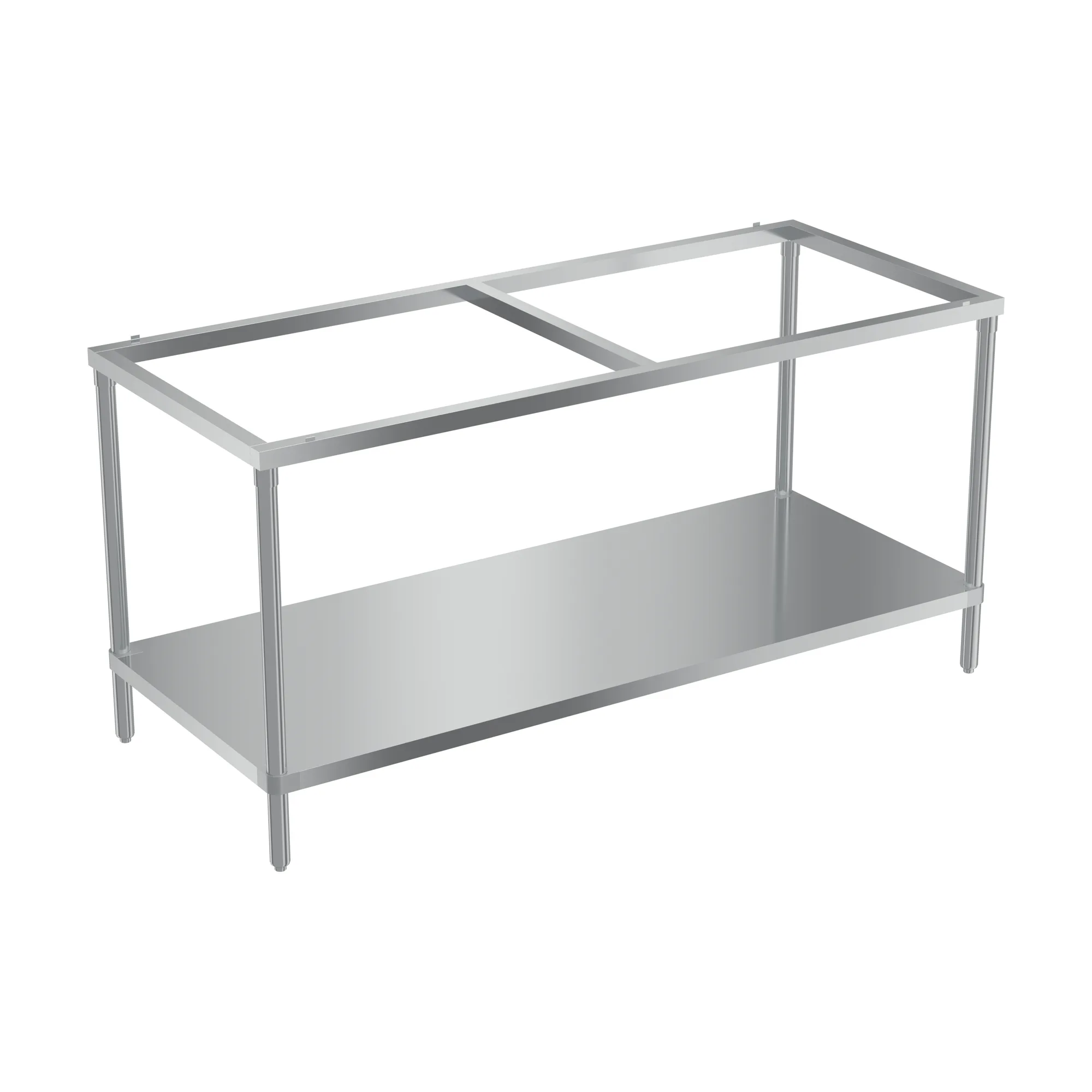 30″ x 72″ 18 Gauge 430 Solid Poly Top Table