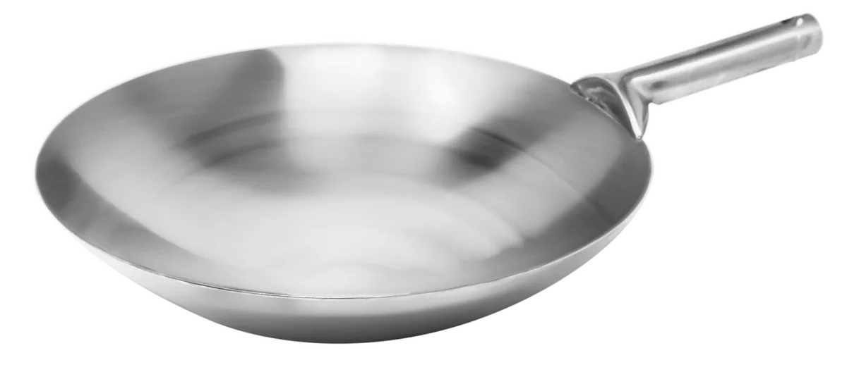 16″ Mandarin Wok Stainless Steel, Welded Joint