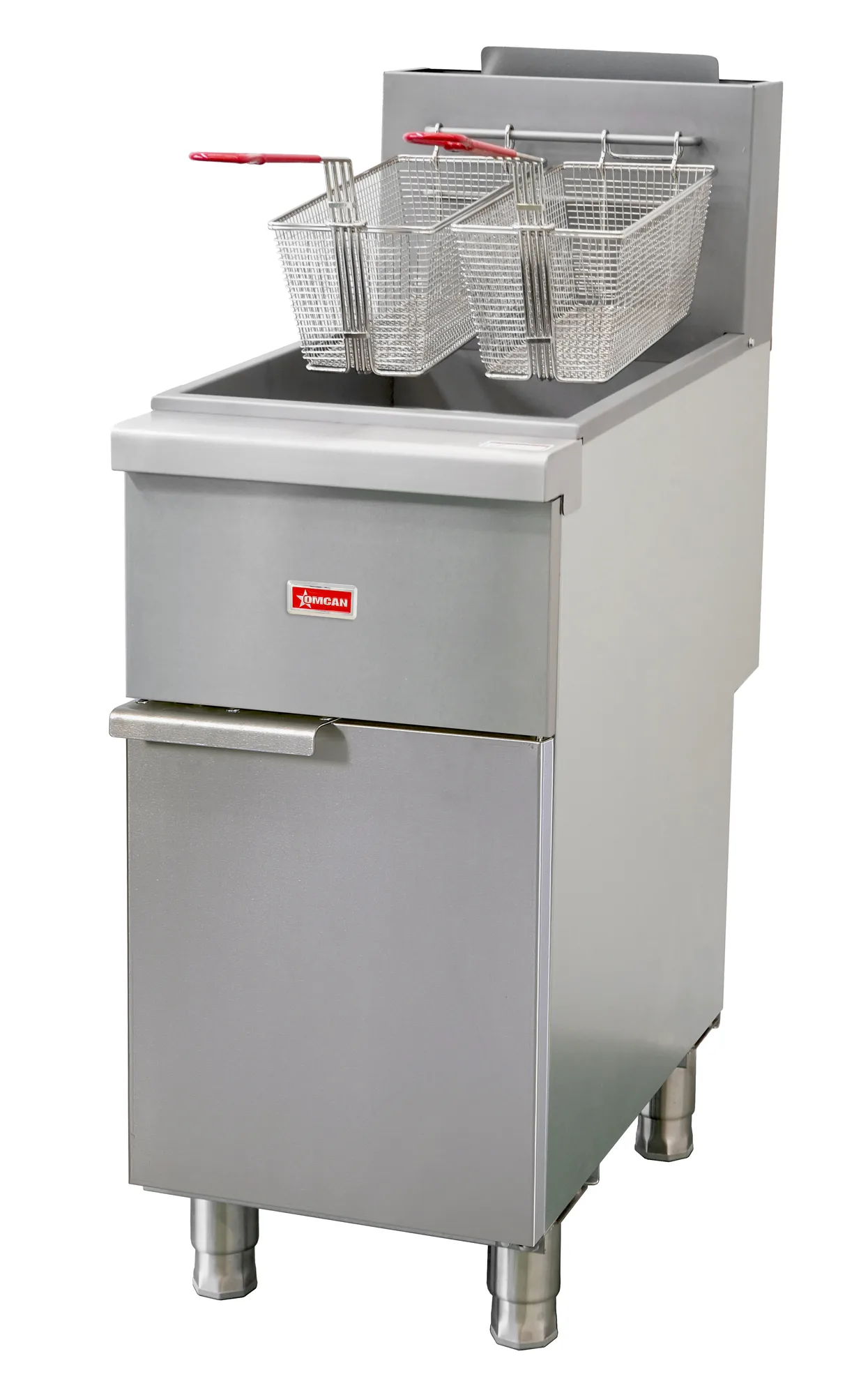 35-40 lb Tube-Fired Liquid Propane Gas Floor Fryer – 90,000 BTU