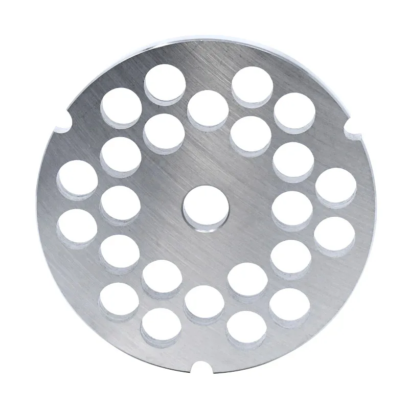 European Style #32 stainless steel plate, hubless, 12 mm (1/2″) – three notches / round