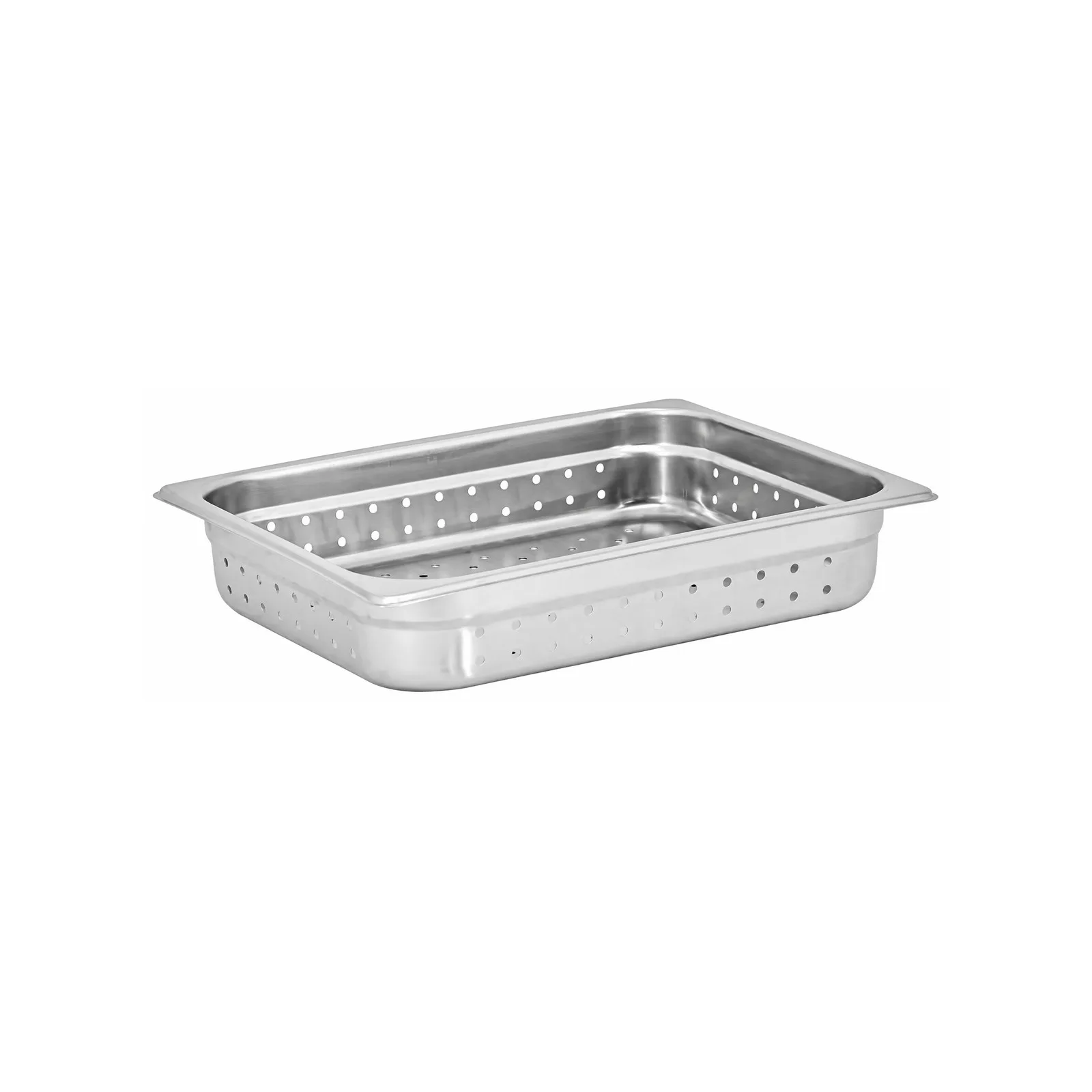 GN 1/2 Half-Size, 25-gauge Stainless Steel Perforated Steam Table Pan – 2.5″ Deep